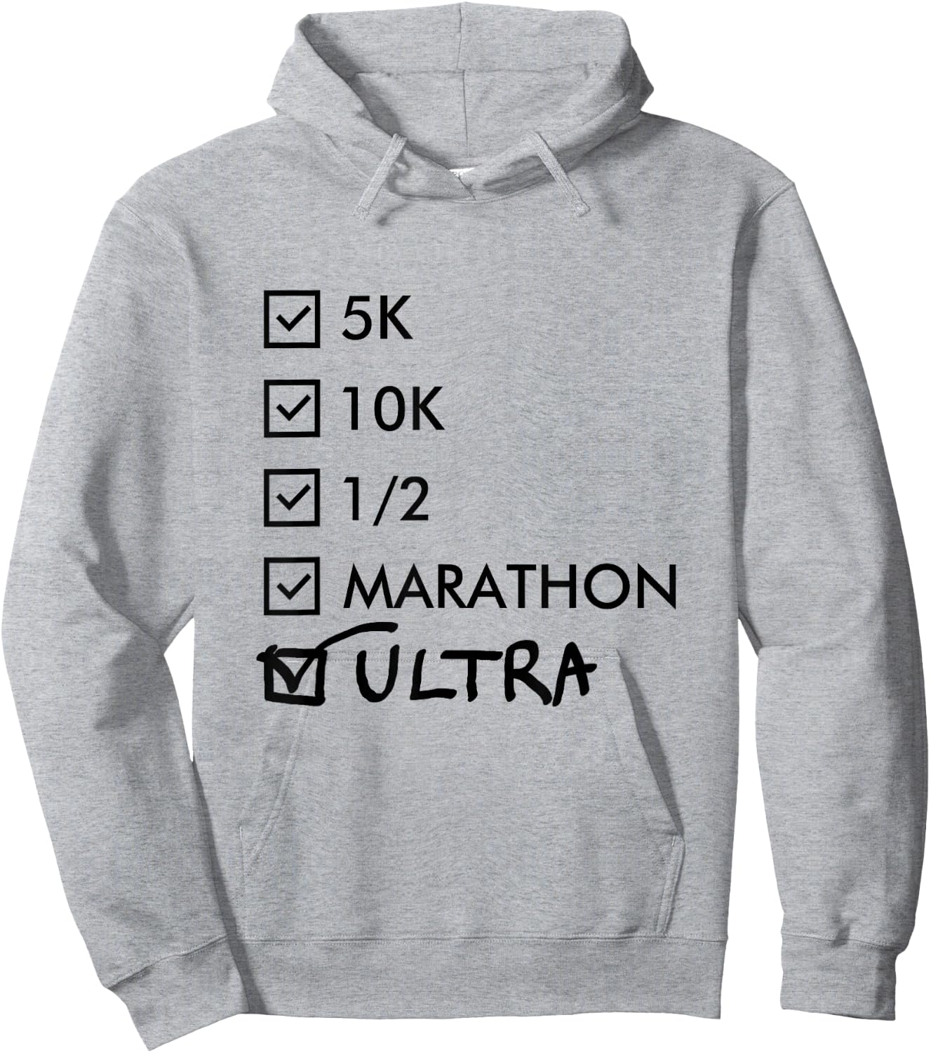 Ultra Marathon Finisher - Running Hoodie - Hoodie | Ash