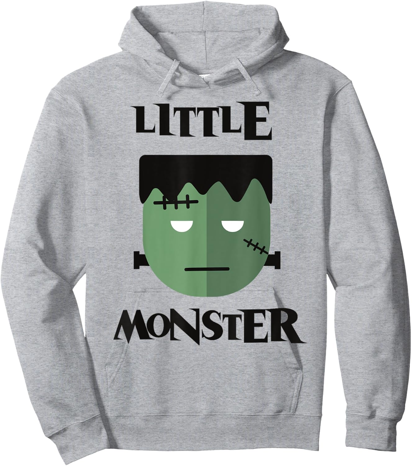 Halloween Little Monsters Frankenstein Kids T Shirt Spooky Hoodie - Hoodie | Ash