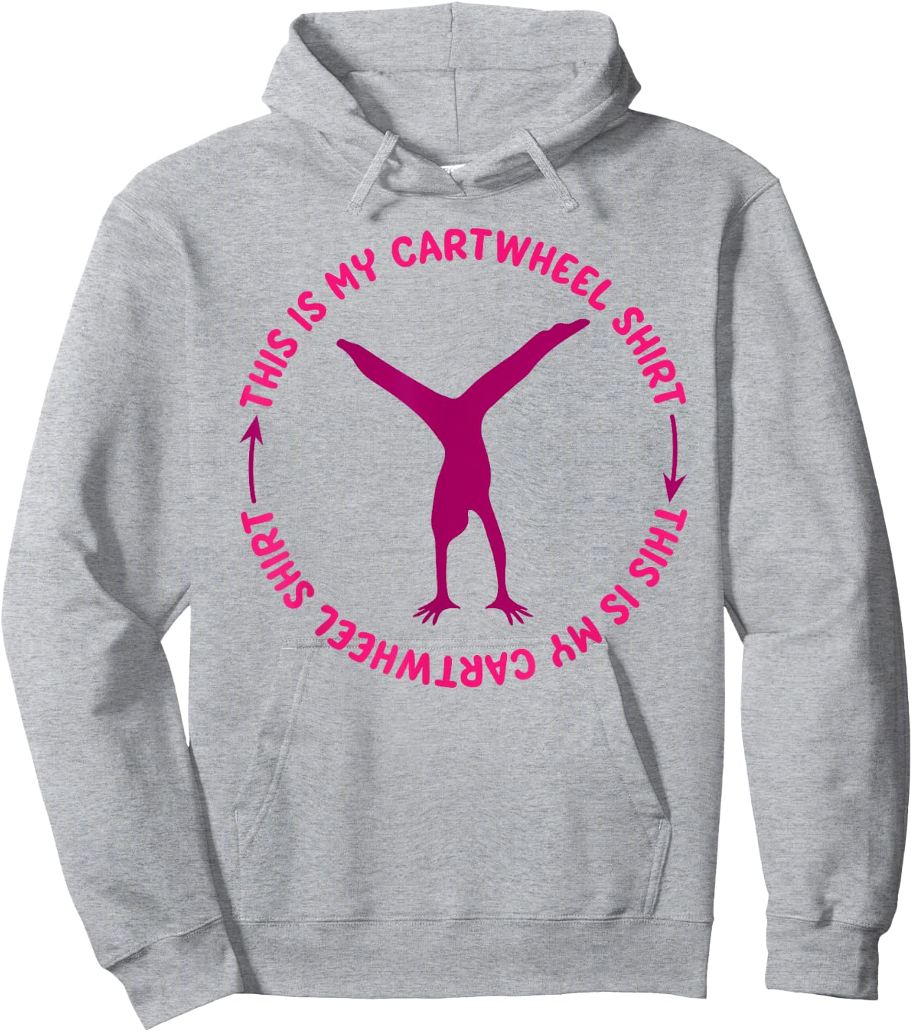 This Is My Cartwheel Shirt | Cute Gymnast Moves Gift Hoodie - Hoodie | Ash
