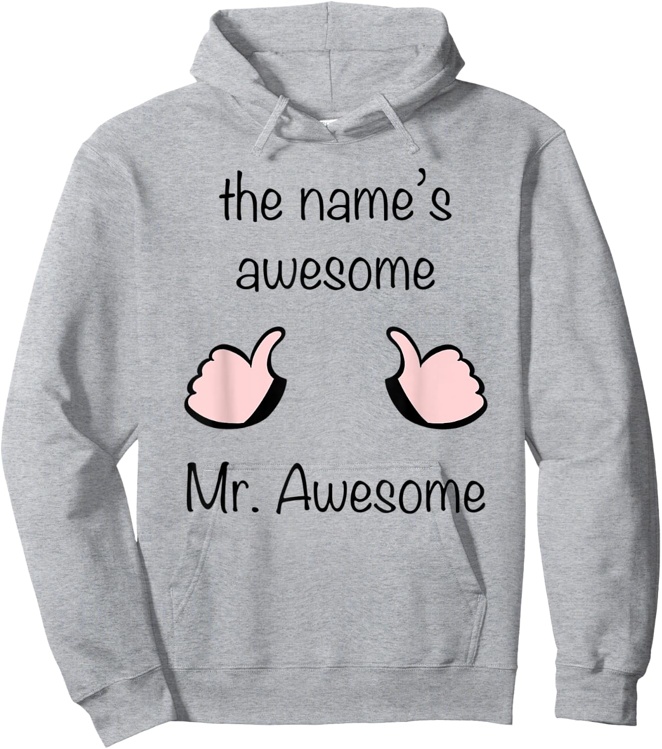 Mr. Awesome Hoodie - Hoodie | Ash