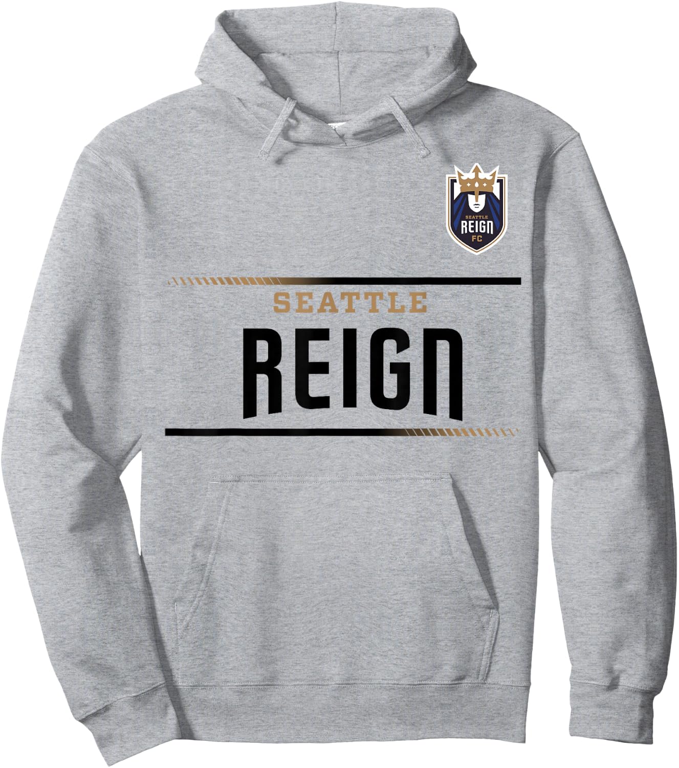 Officially Licensed Seattle Reign Soccer NWSL Apparel Hoodie - Hoodie | Ash