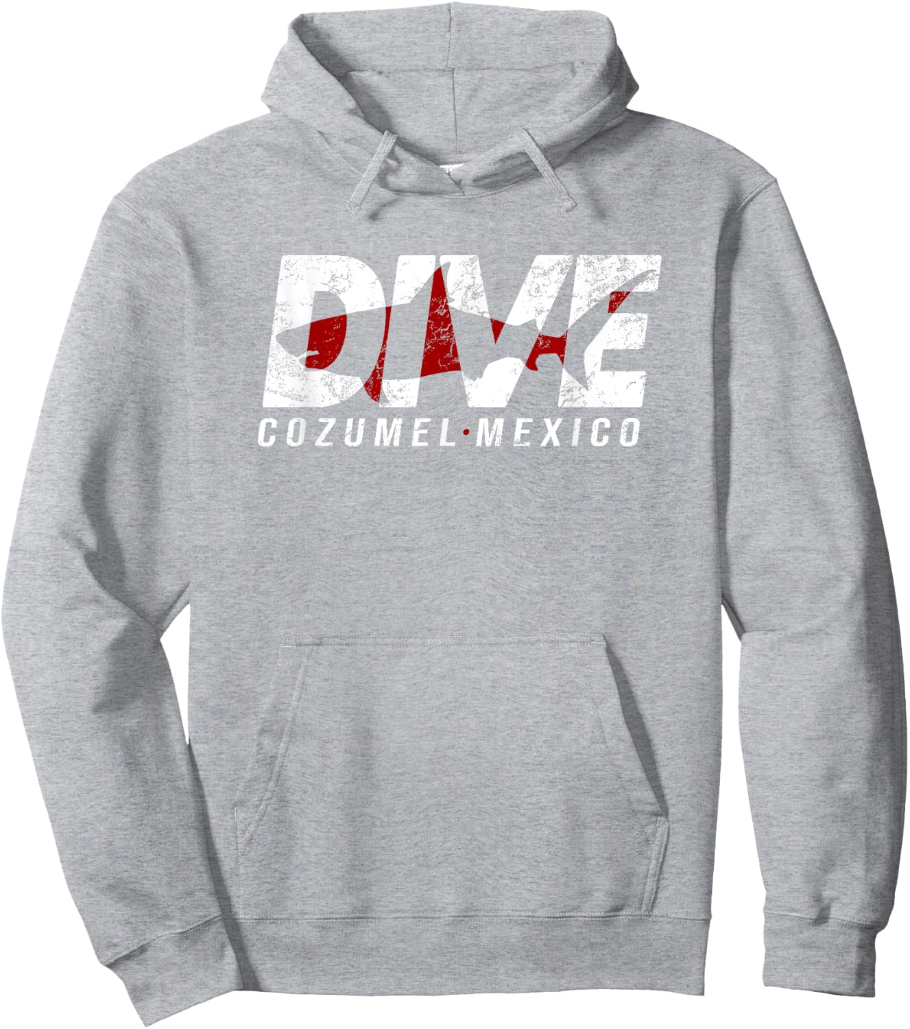 DIVE Cozumel Mexico SCUBA DIVING Diver Hoodie - Hoodie | Ash