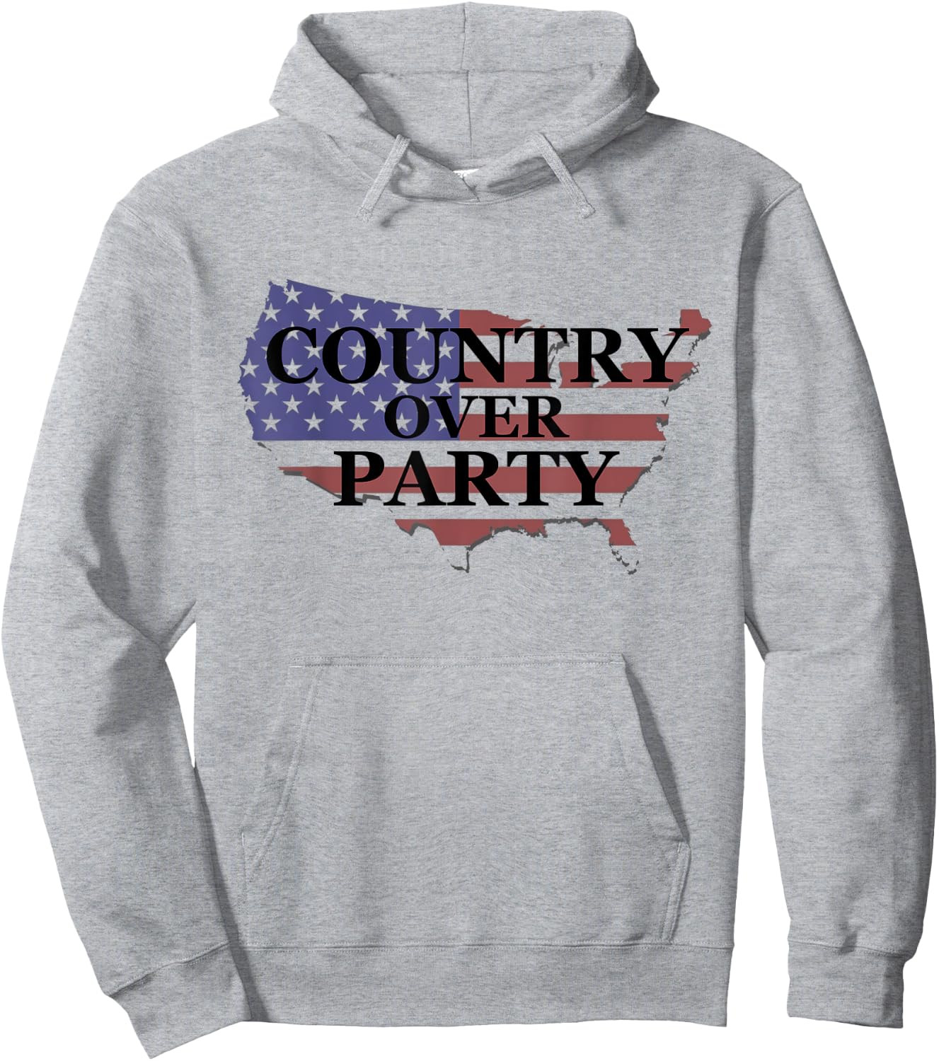 Country over Party Hoodie - Hoodie | Ash