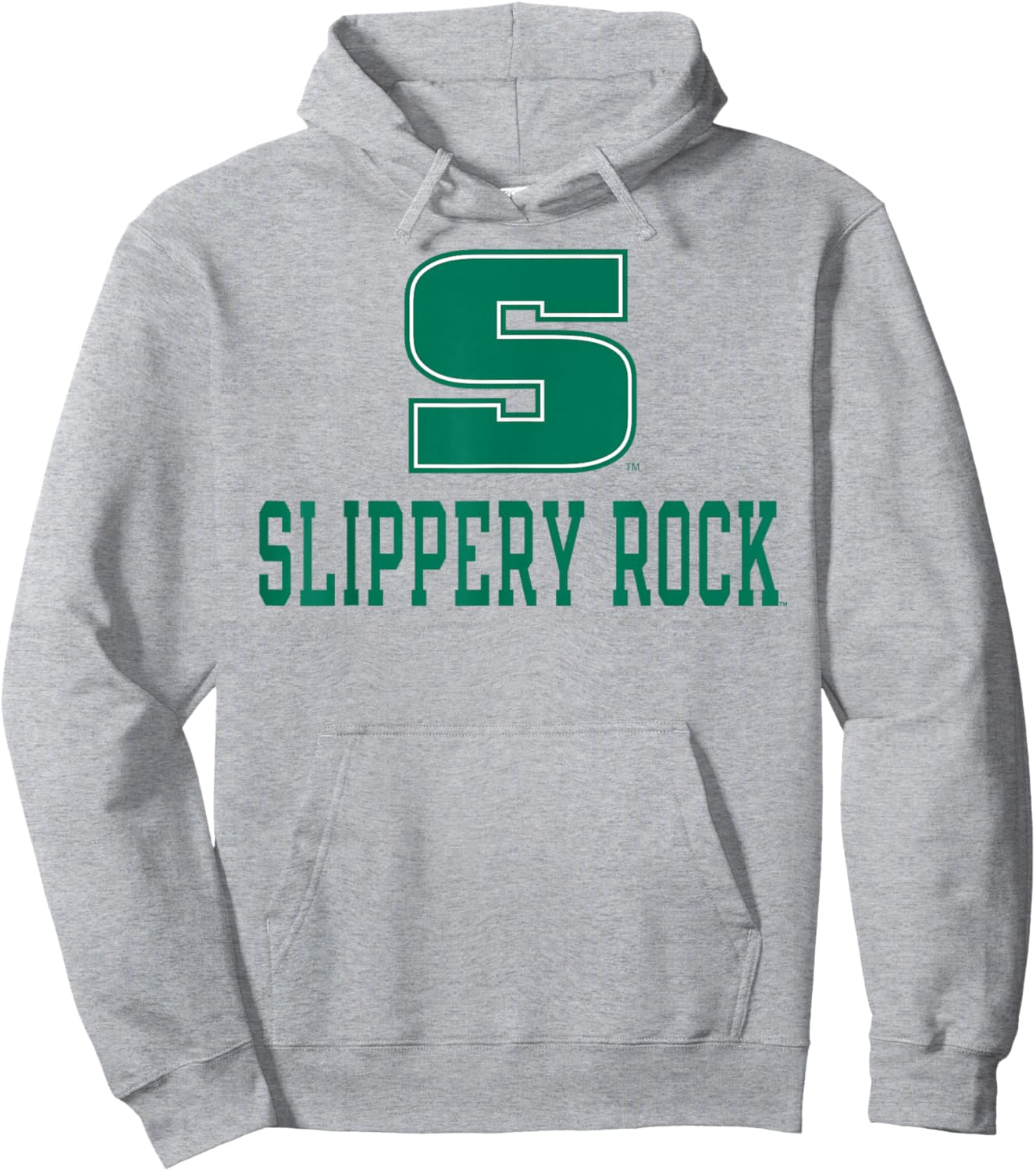 Slippery Rock The Rock Sportsmanship Gray Hoodie - Hoodie | Ash