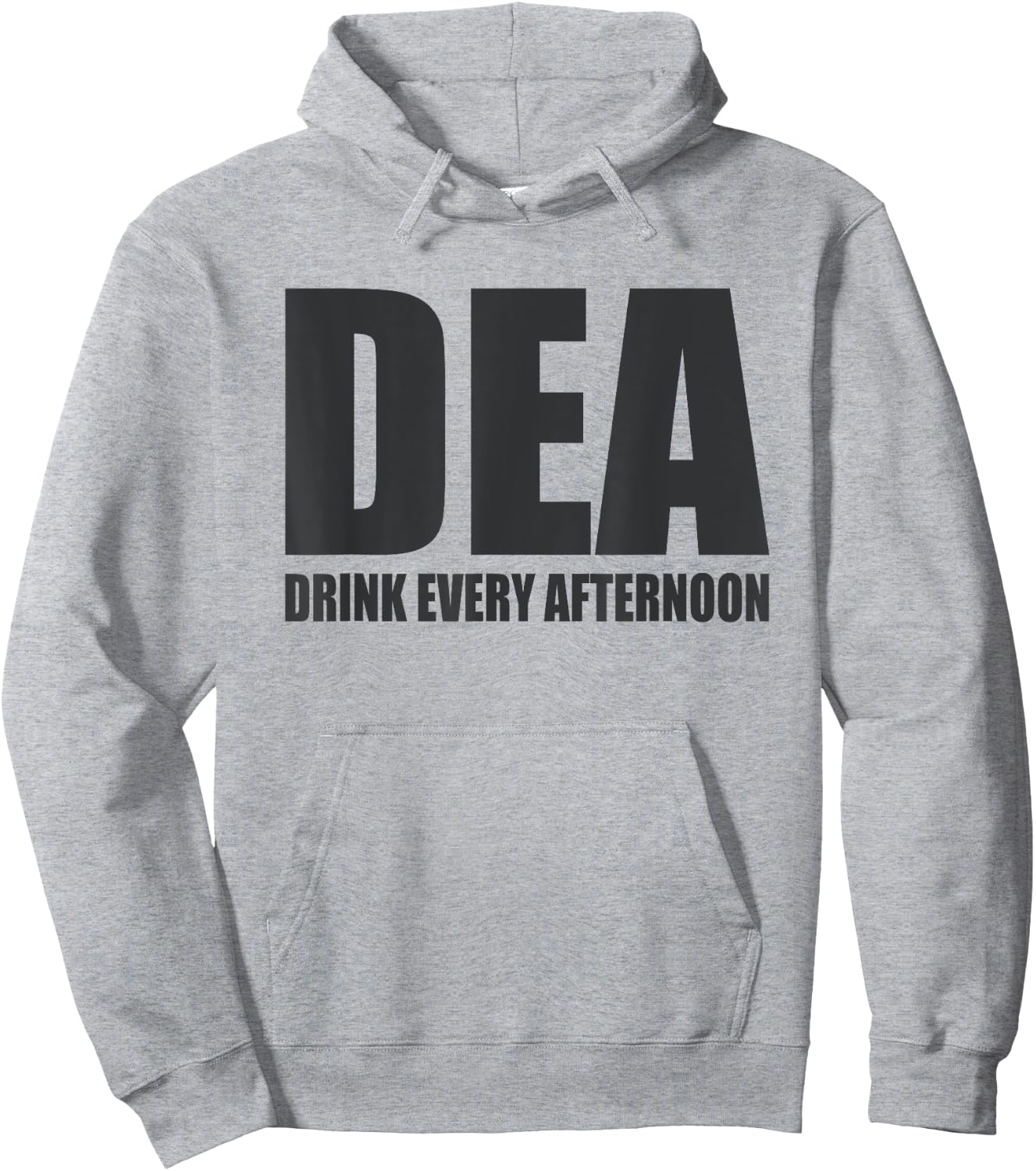 DEA Drink Every Afternoon Funny Beer Drinking Pun Hoodie - Hoodie | Ash