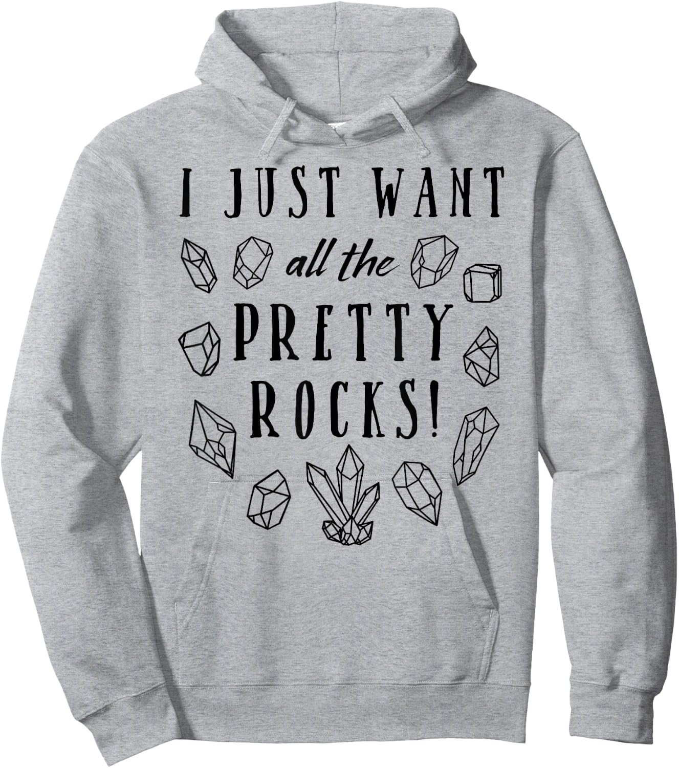 All The Pretty Rocks - Geology and Gem Lovers Hoodie - Hoodie | Ash