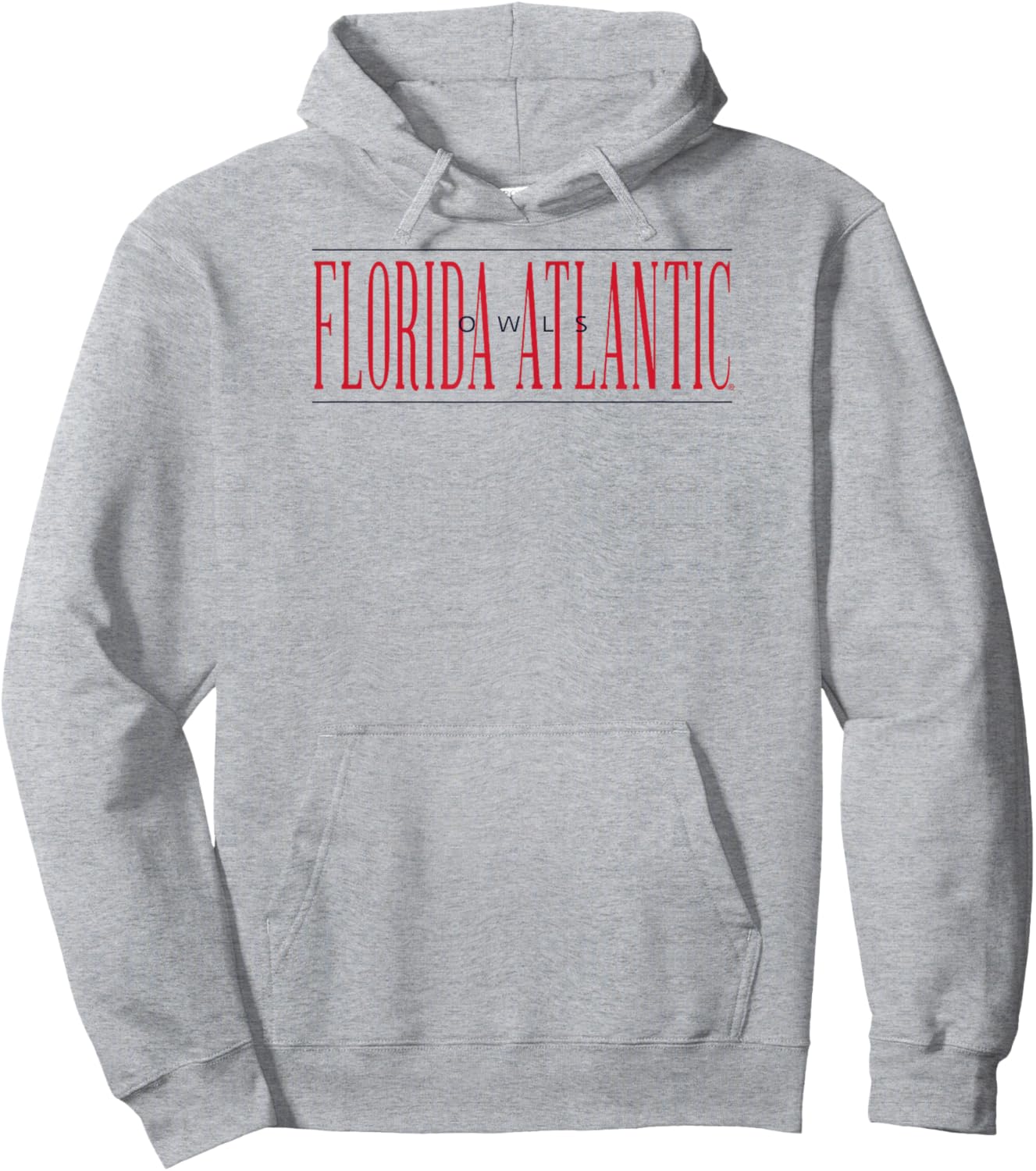 Florida Atlantic Owls Psychic Gray Officially Licensed Hoodie - Hoodie | Ash
