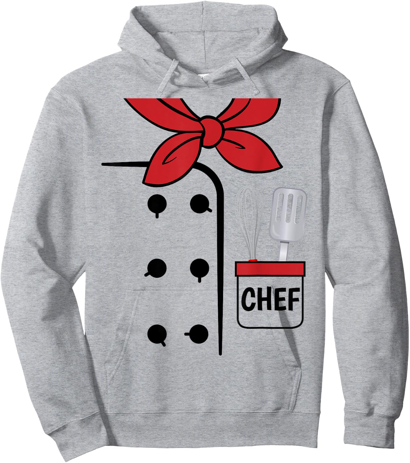 Cook Chef Coat Costume Funny Halloween Shirt Kids Adults Hoodie - Hoodie | Ash