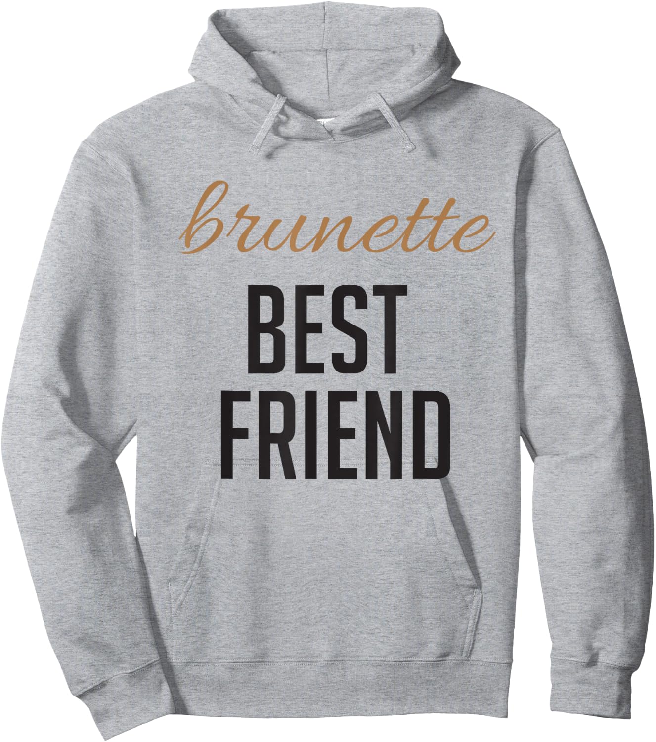 Blonde Brunette Best Friend T Shirts - Matching BFF Outfits Hoodie - Hoodie | Ash