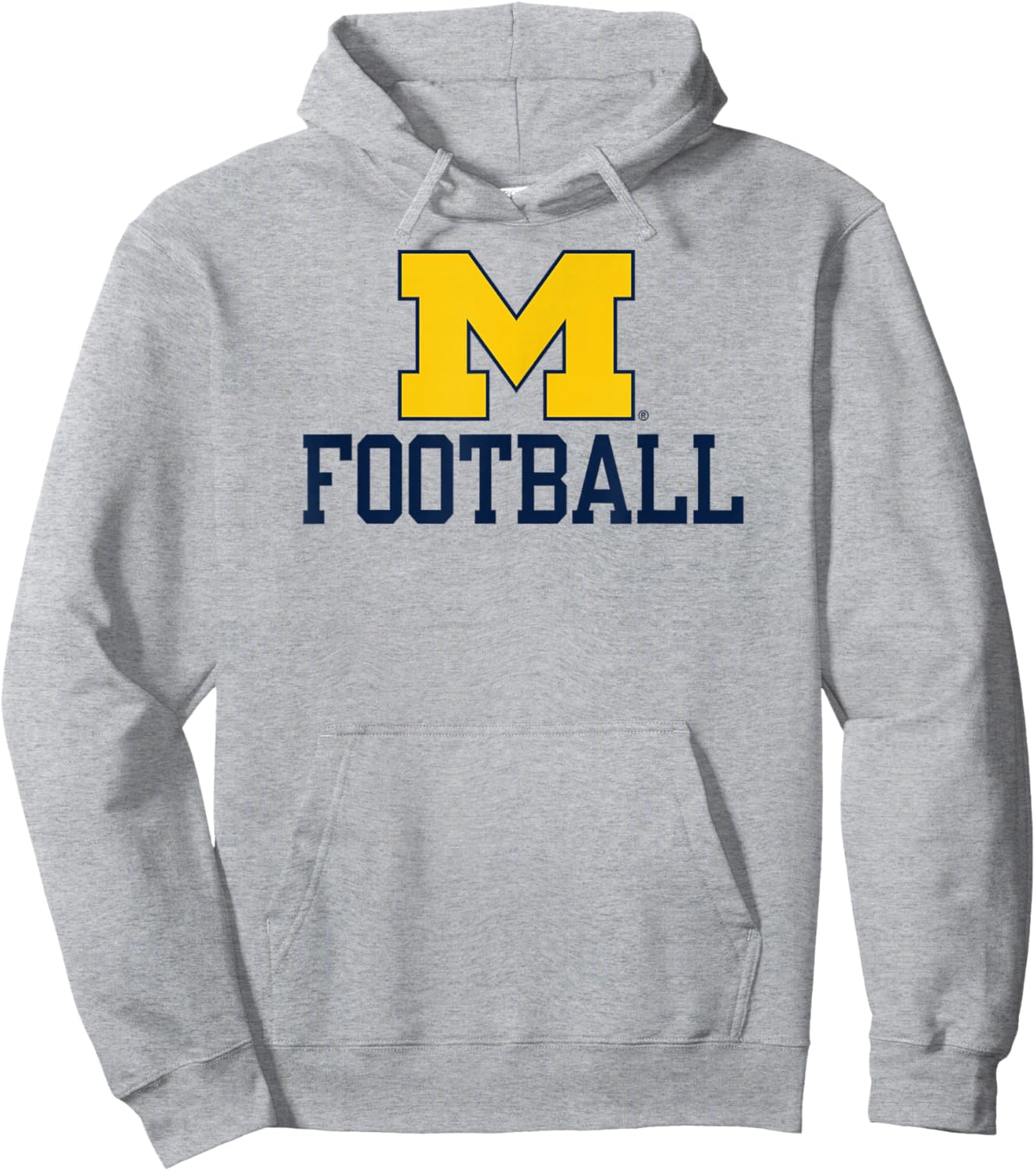 Michigan Wolverines Football Icon Officially Licensed Hoodie - Hoodie | Ash