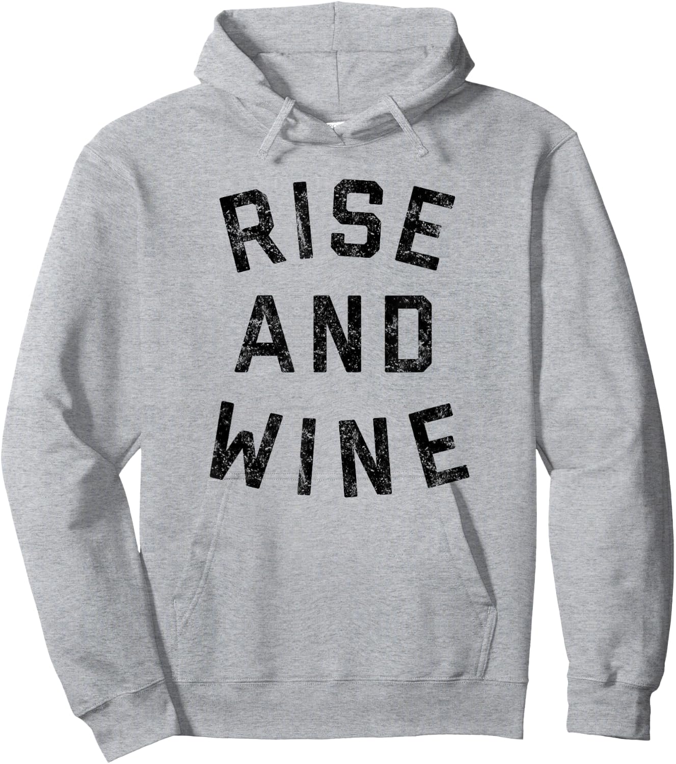 Rise and Wine Shirt Hoodie - Hoodie | Ash