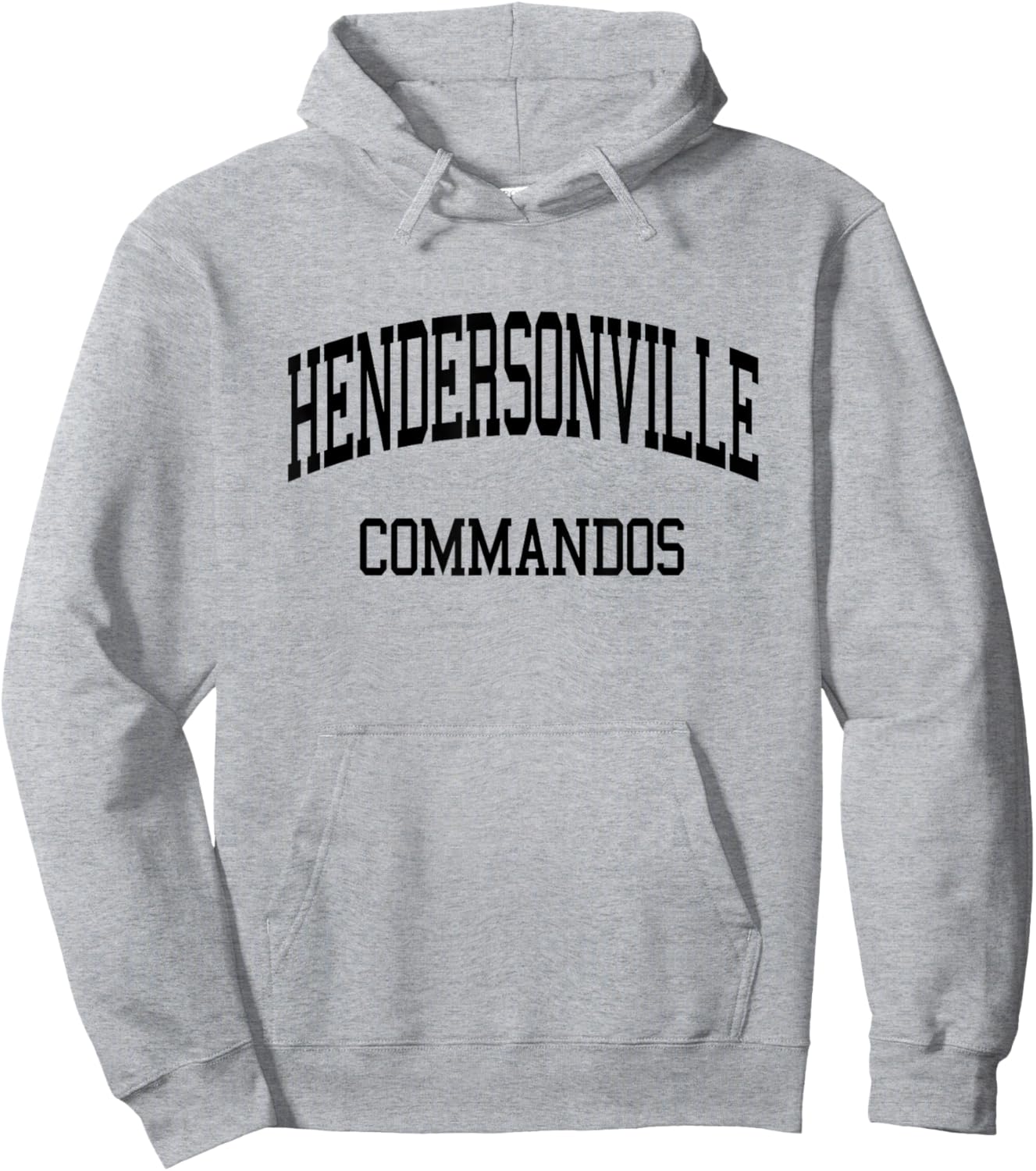 Hendersonville High School HS Hendersonville TN Retro Hoodie - Hoodie | Ash