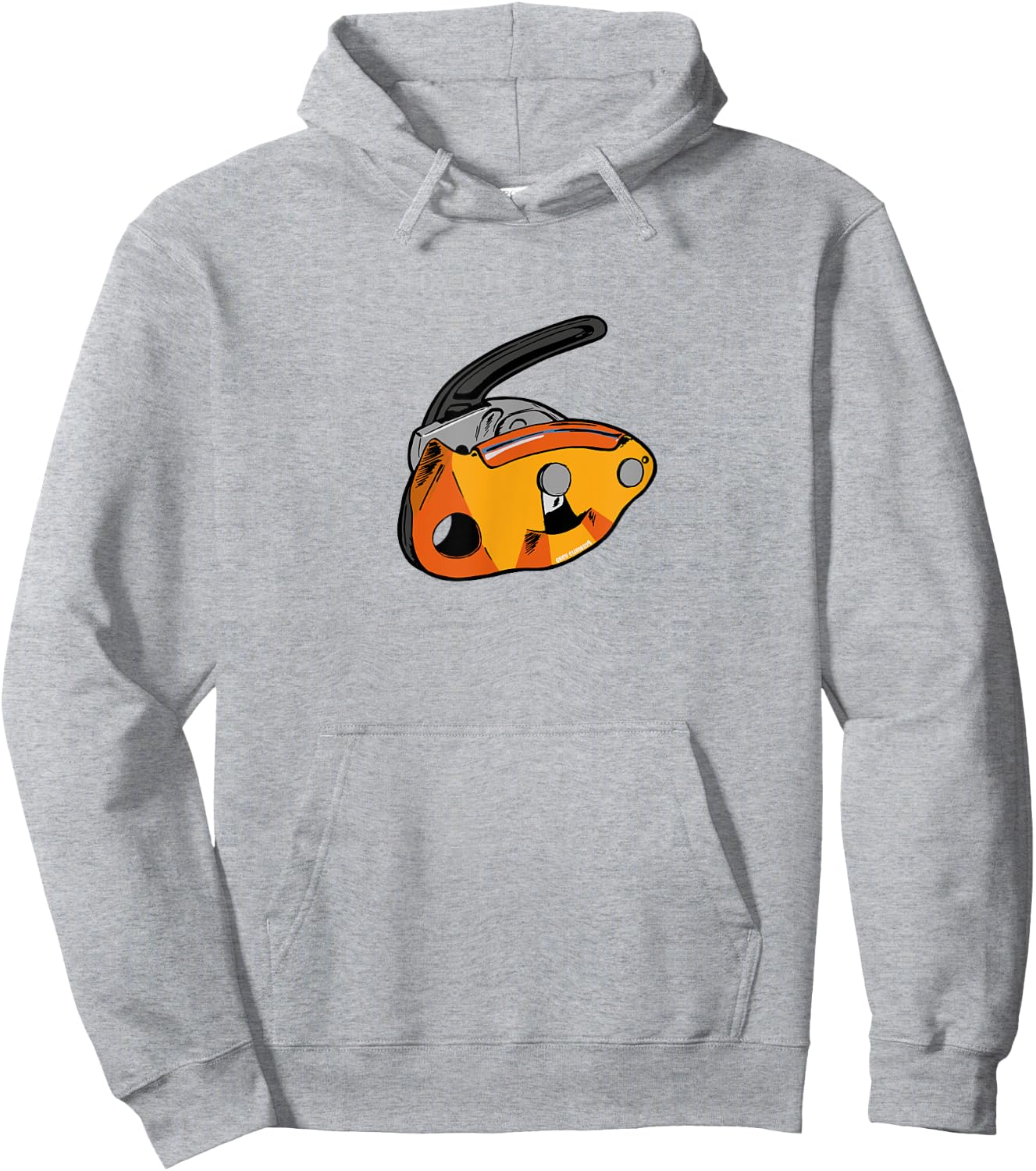 Grigri 2 Petzl orange climbing bouldering belay Hoodie - Hoodie | Ash