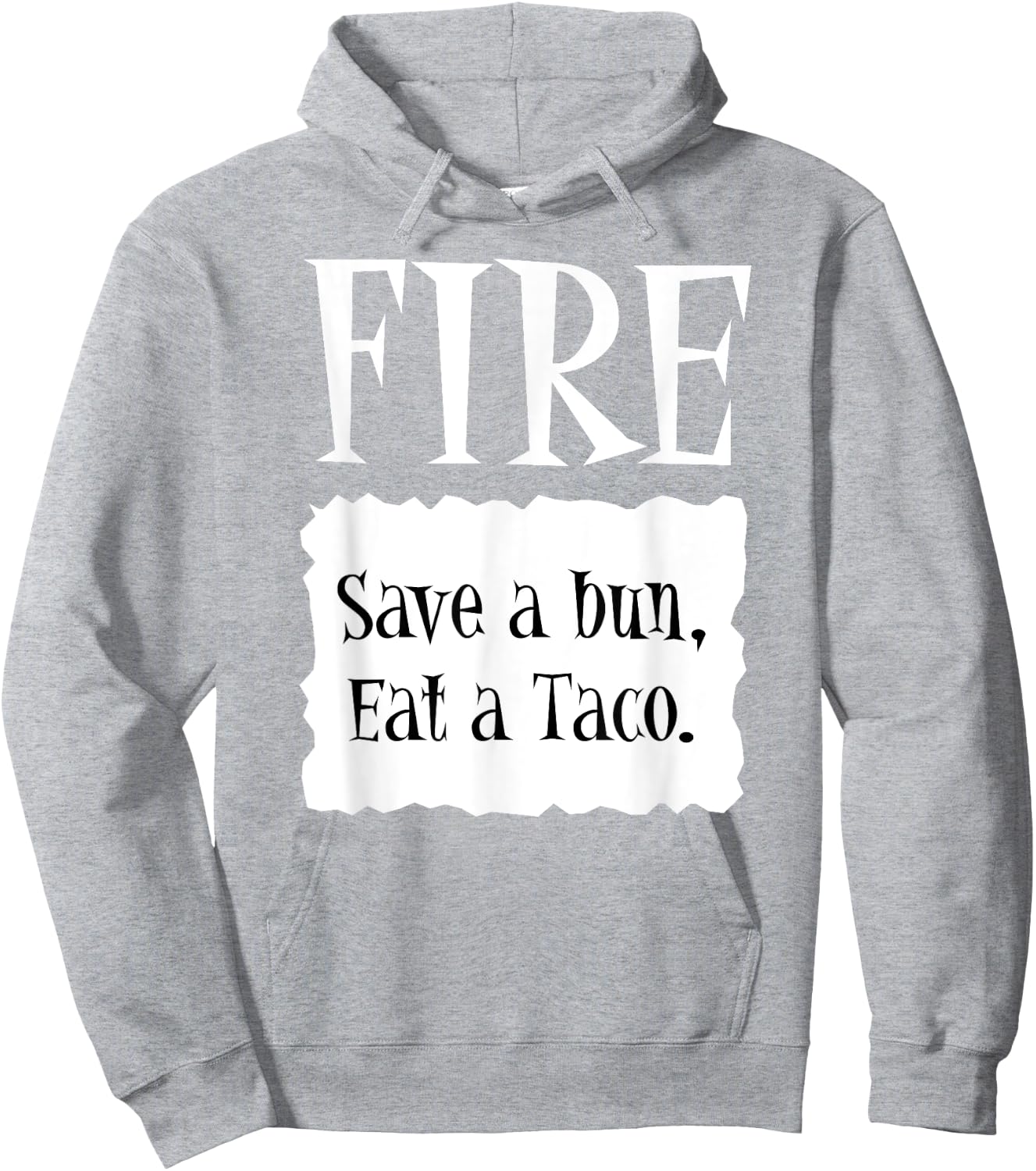 FIRE - Hot Packet Halloween Taco Costume Hoodie - Hoodie | Ash