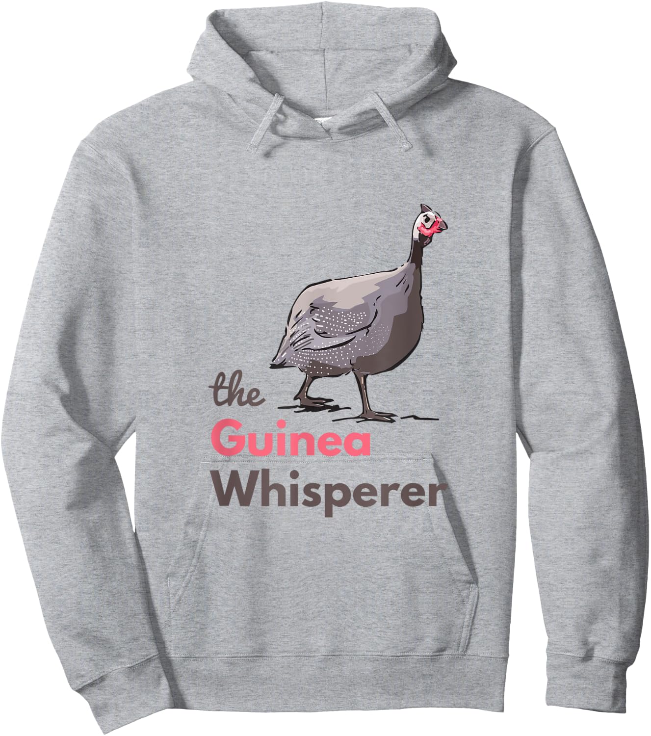 Guinea Hen Fowl Guineafowl Poultry Farm Whisperer Hoodie - Hoodie | Ash