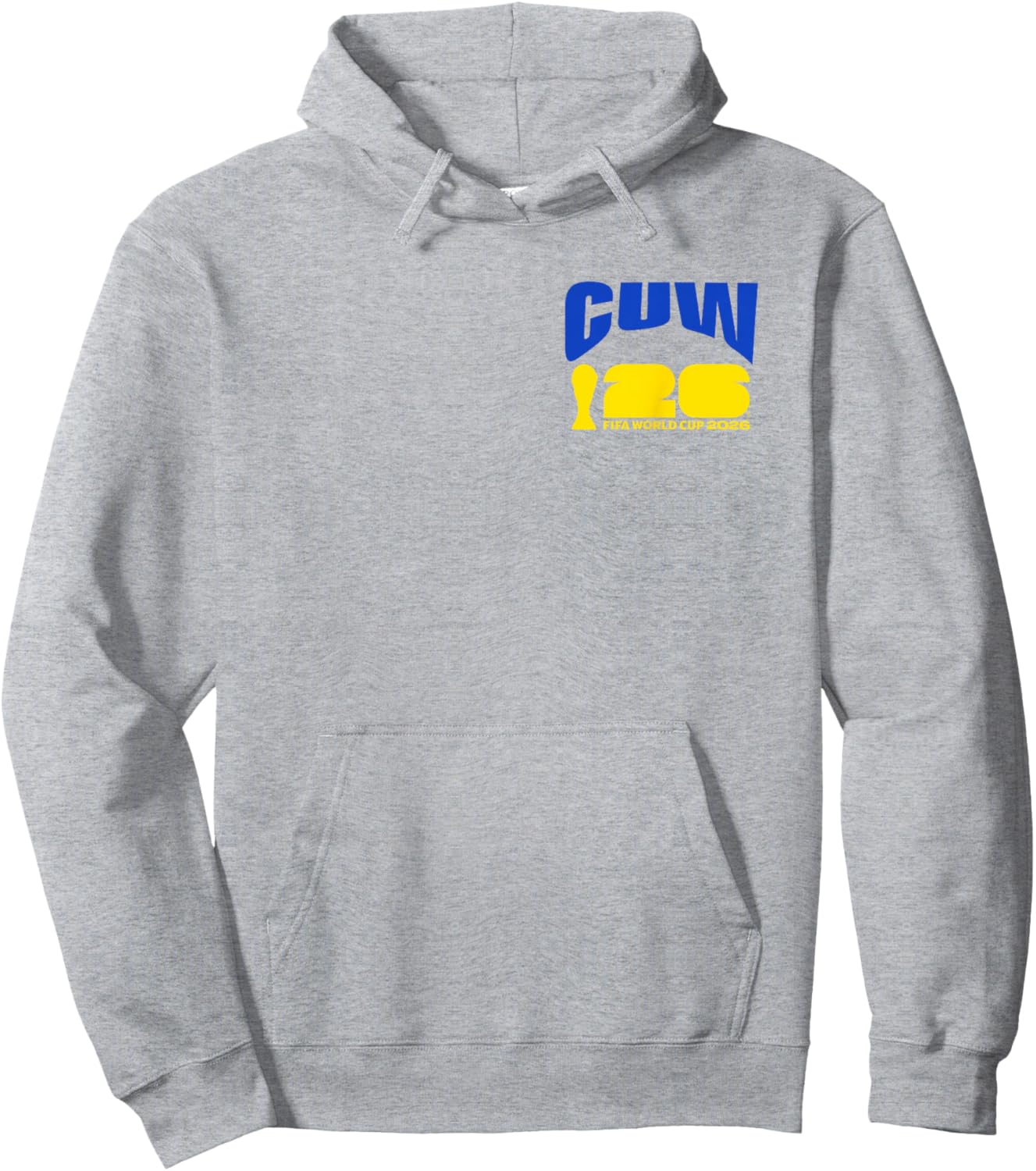 FIFA World CUP26 Curacao Ball in Goal Hoodie - Hoodie | Ash