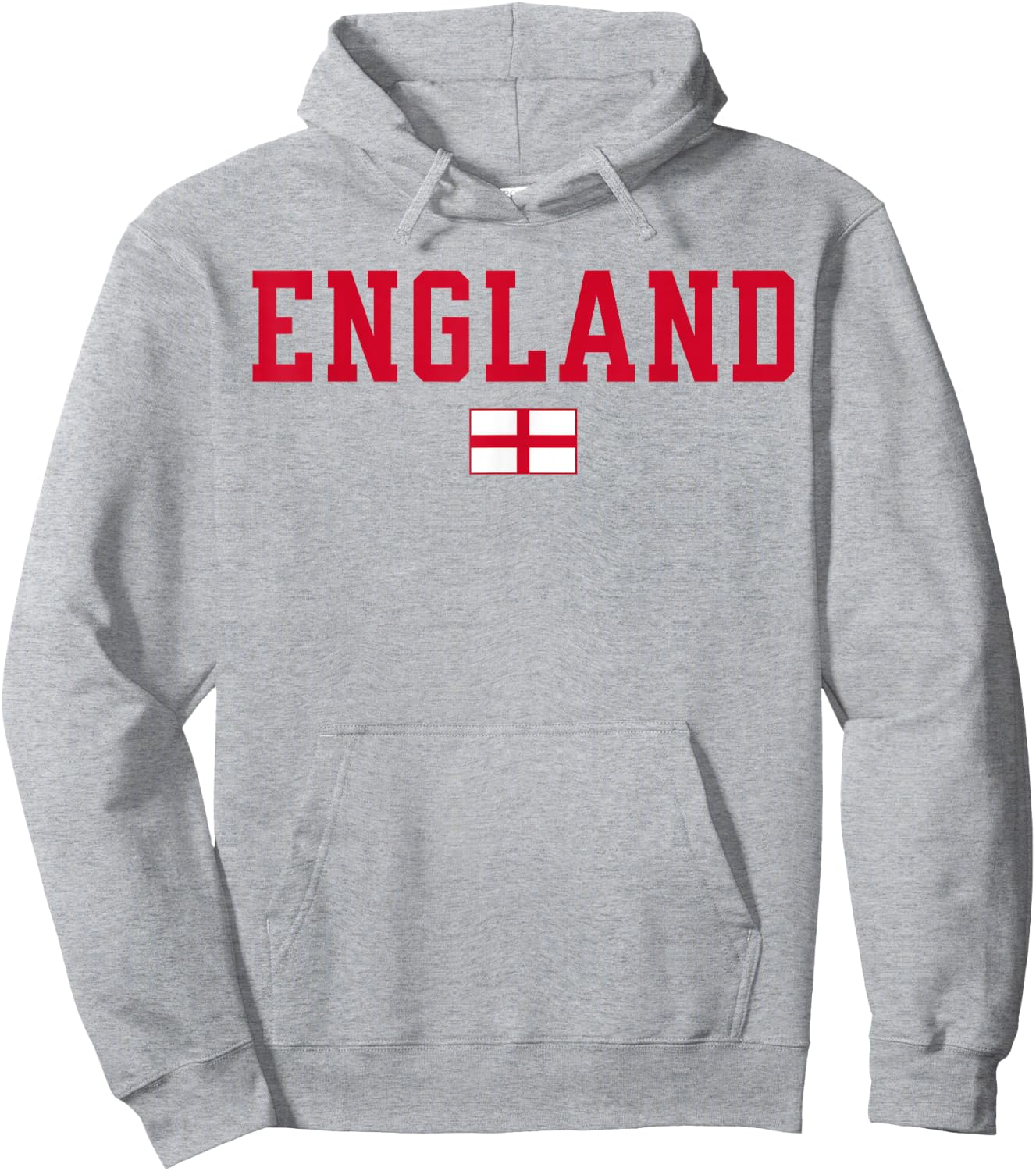 England English Flag Hoodie - Hoodie | Ash