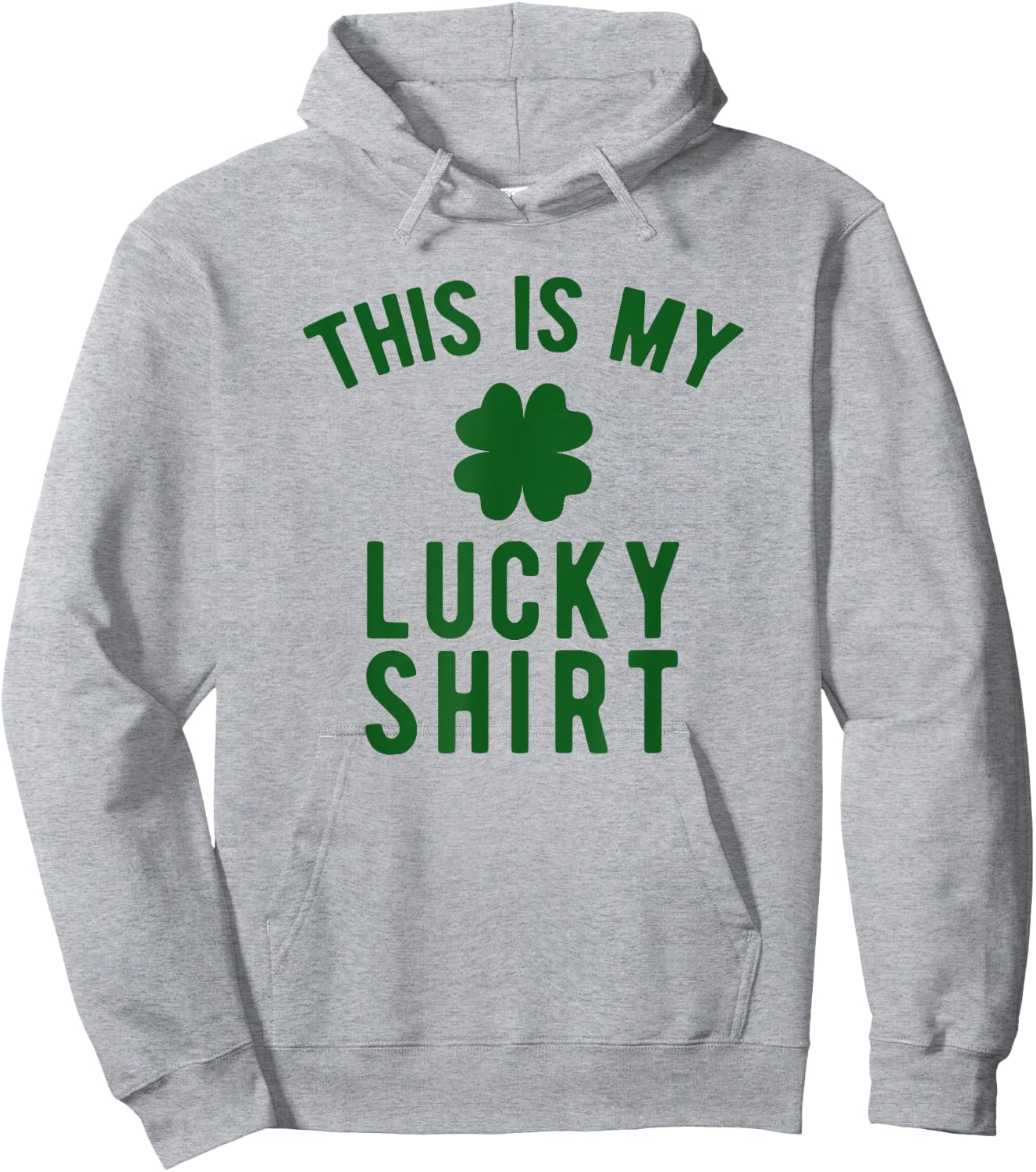 This Is My Lucky Shirt - St. Paddy's Day Hoodie - Hoodie | Ash