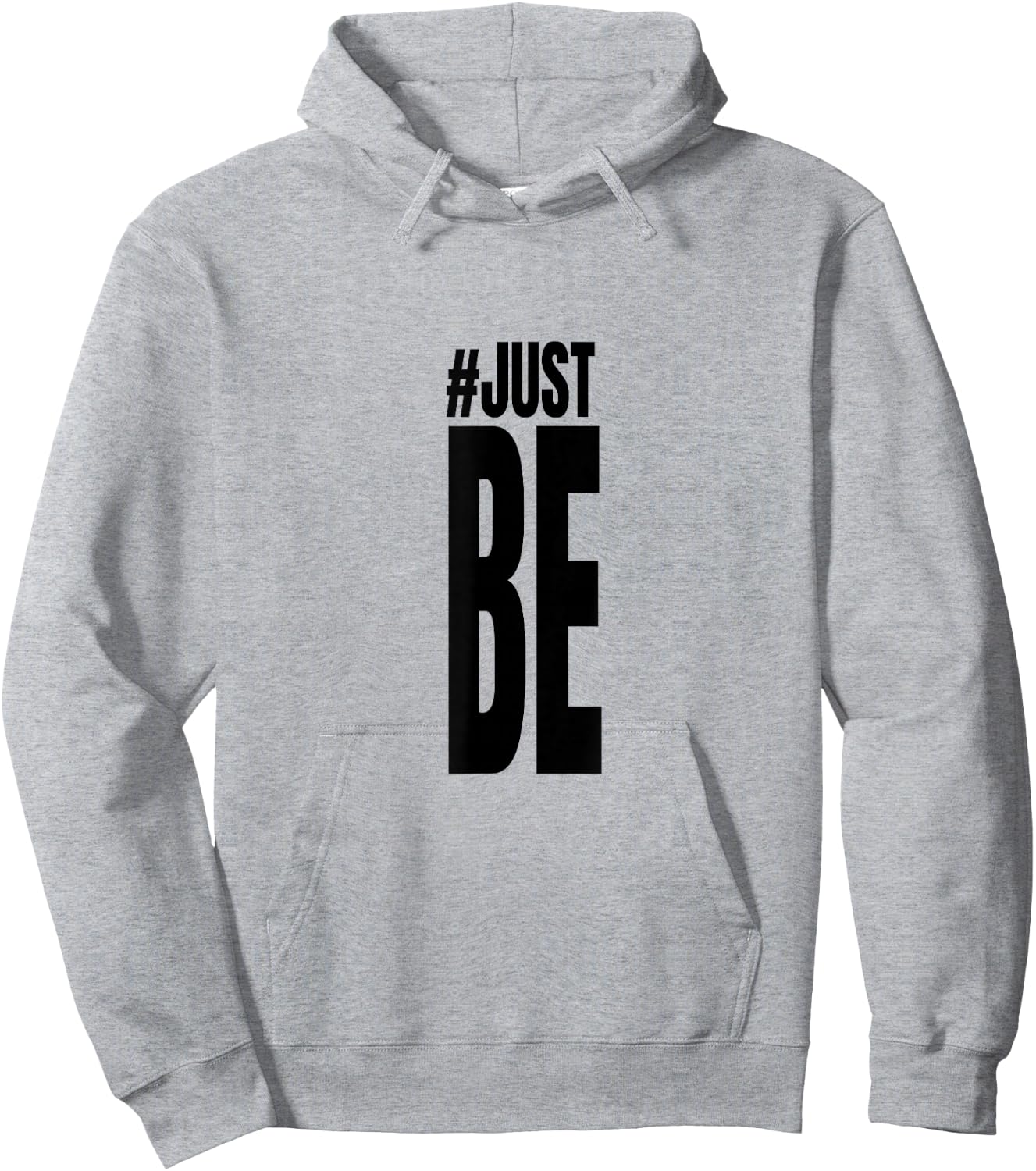 #Just Be T Shirt Hoodie - Hoodie | Ash