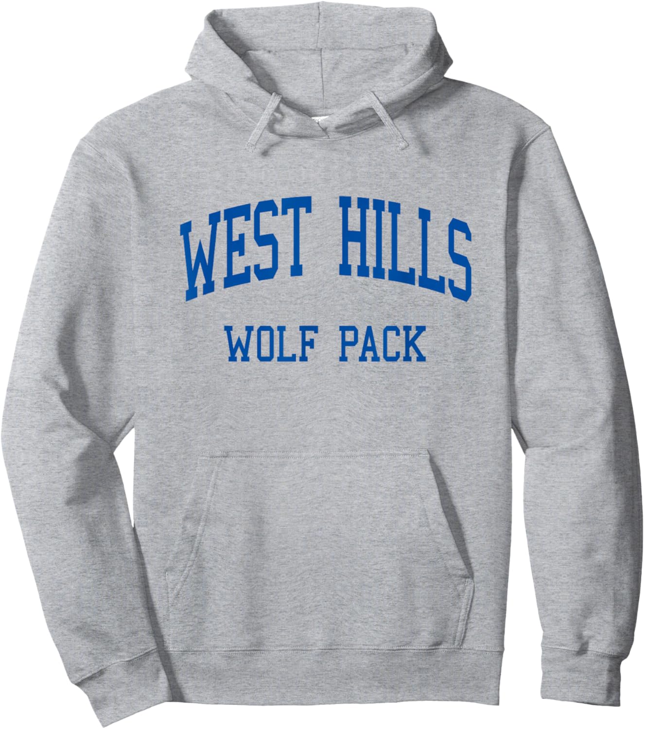 West Hills High School HS Santee CA Retro Hoodie - Hoodie | Ash