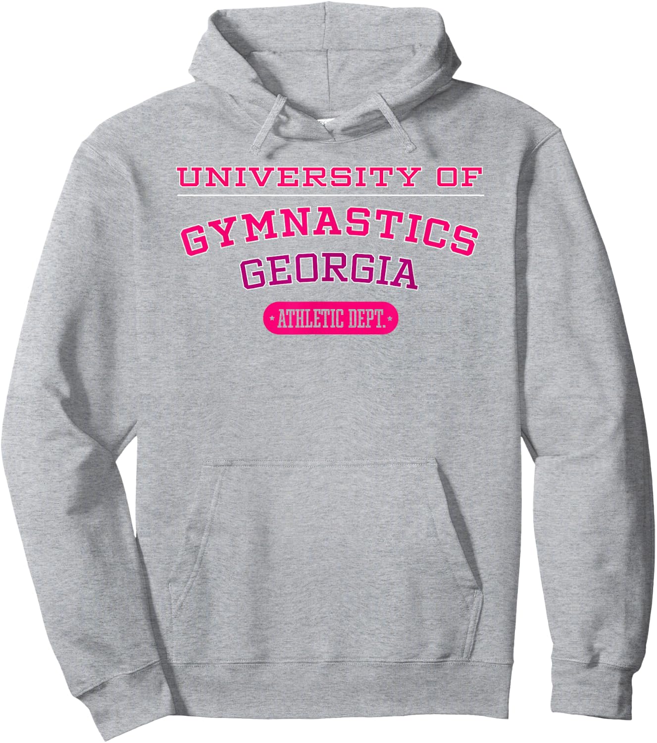 University of Gymnastics GEORGIA Athletic Dept. Hoodie - Hoodie | Ash