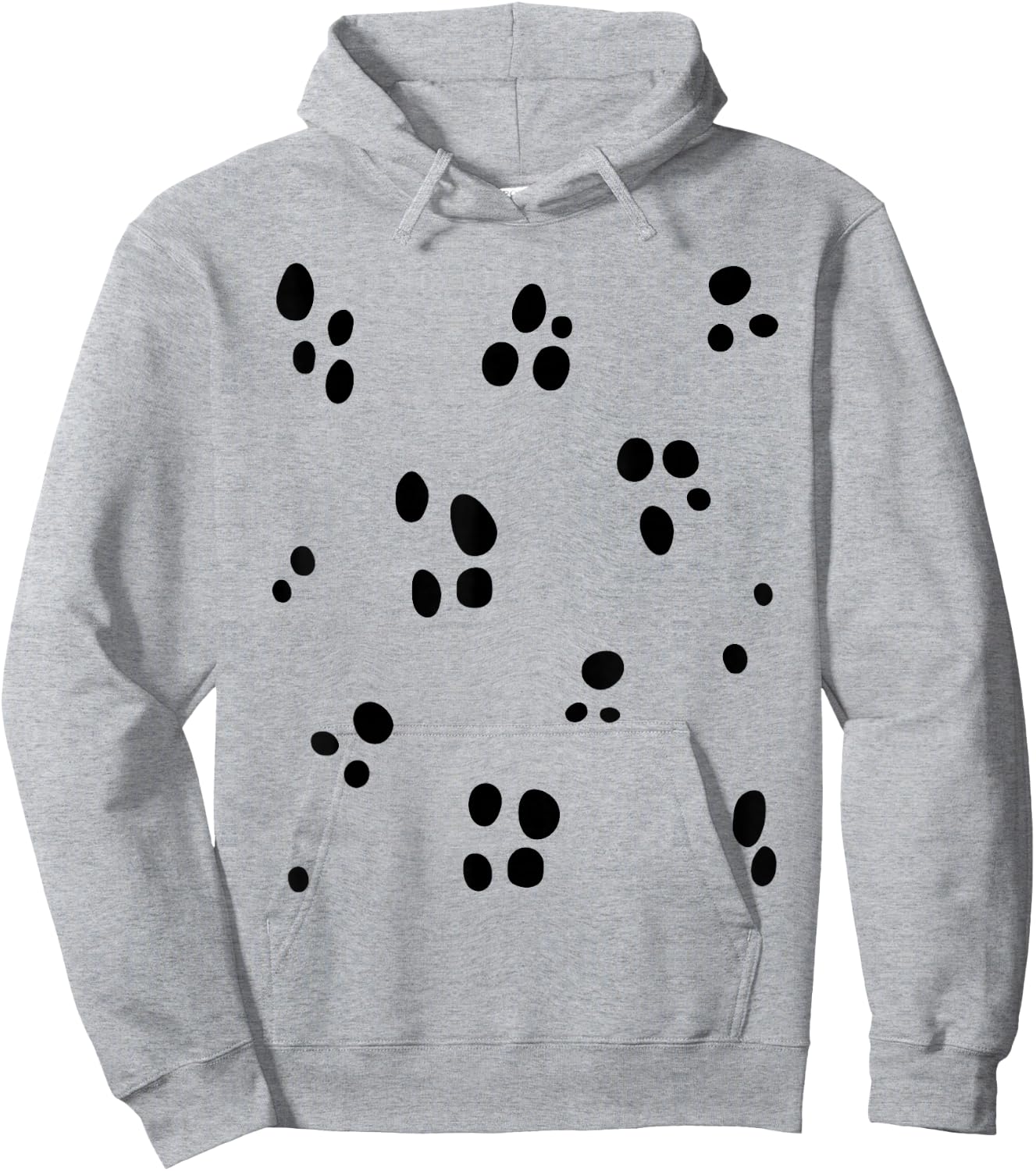 Dalmatian Dog Costume Shirt Kids Animal Funny Halloween Hoodie - Hoodie | Ash