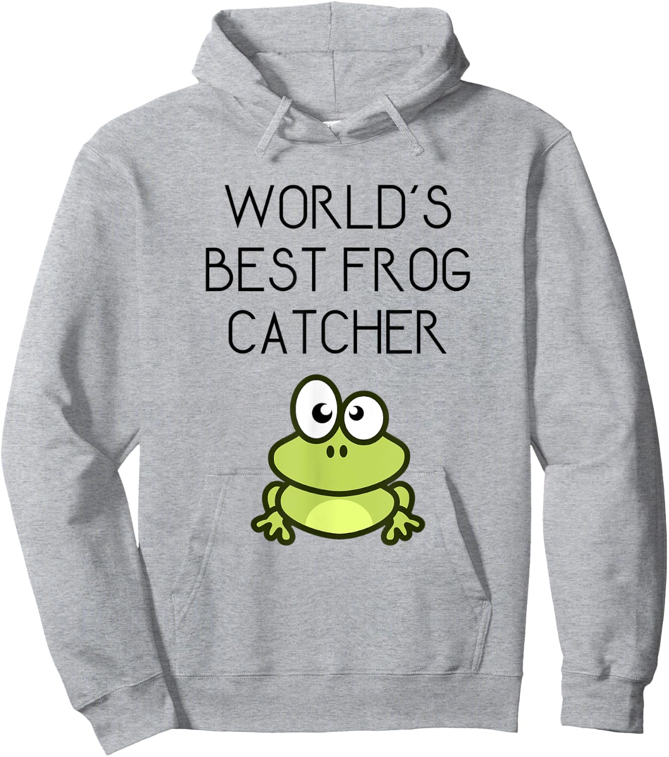 Funny Worlds Best Frog Catcher Gift Hoodie - Hoodie | Ash