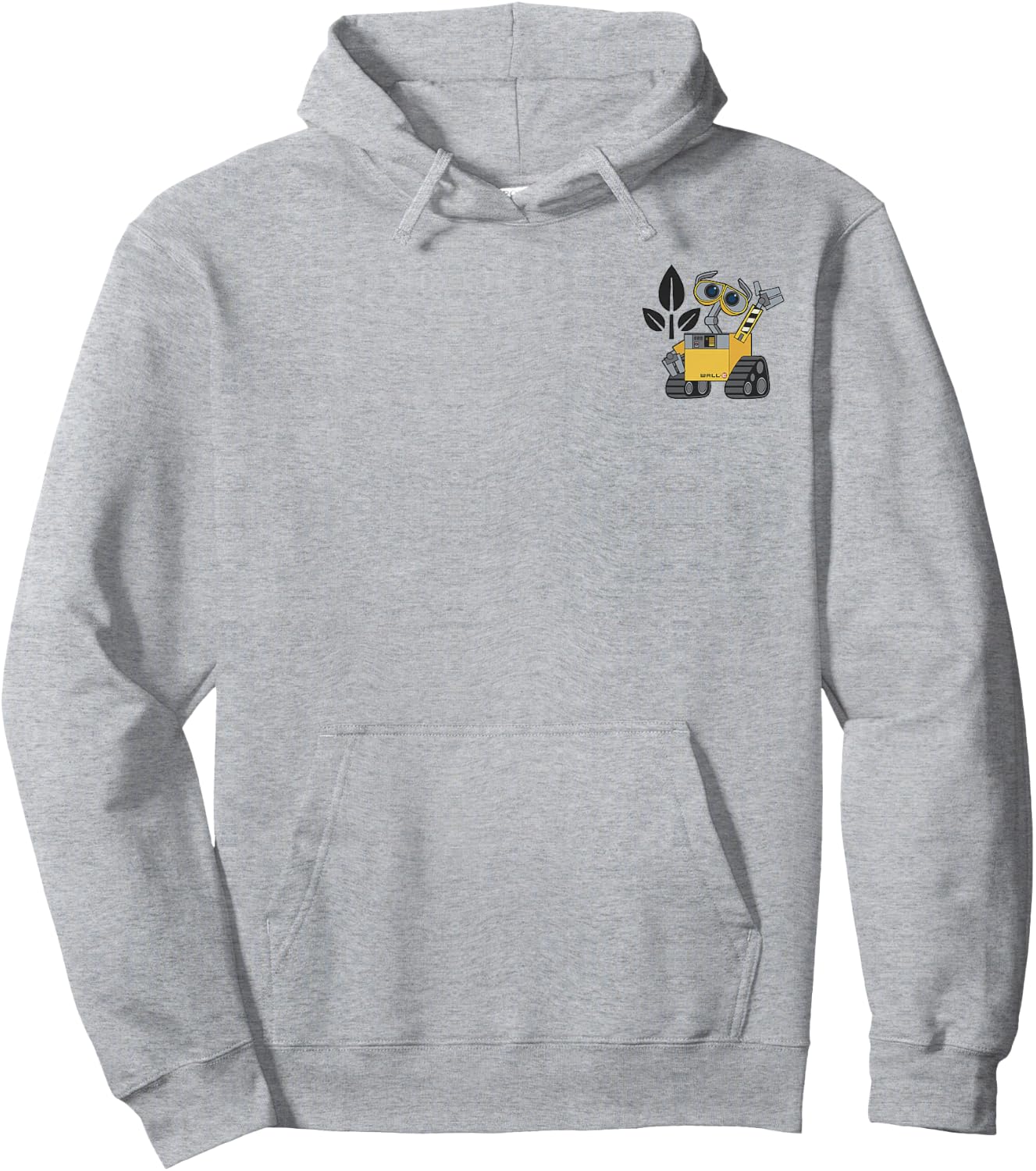 Disney Pixar Wall-E Left Chest Pocket Portrait Small Hoodie - Hoodie | Ash