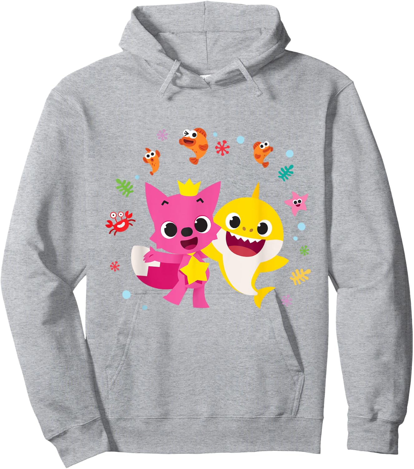 Pinkfong and Baby Shark Hoodie - Hoodie | Ash