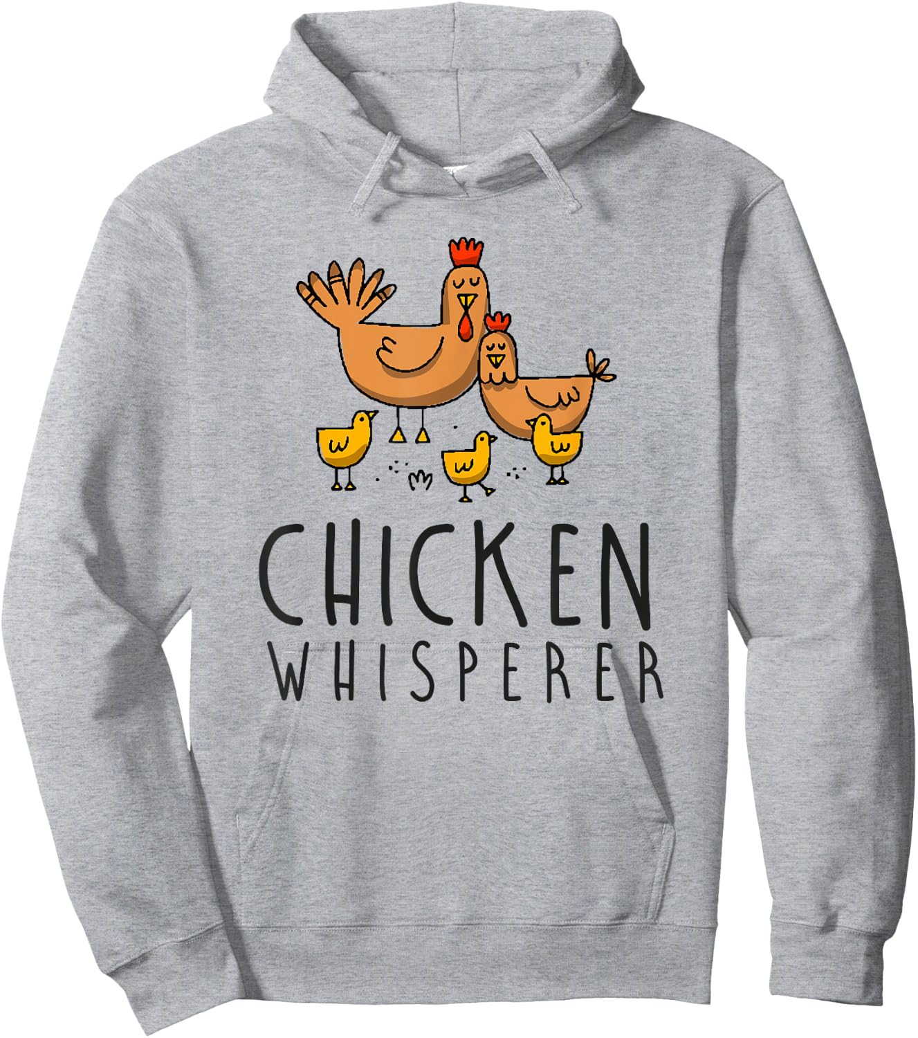 Chicken Whisperer Farm Farmer Hen Rooster Poultry Eggs Hoodie - Hoodie | Ash