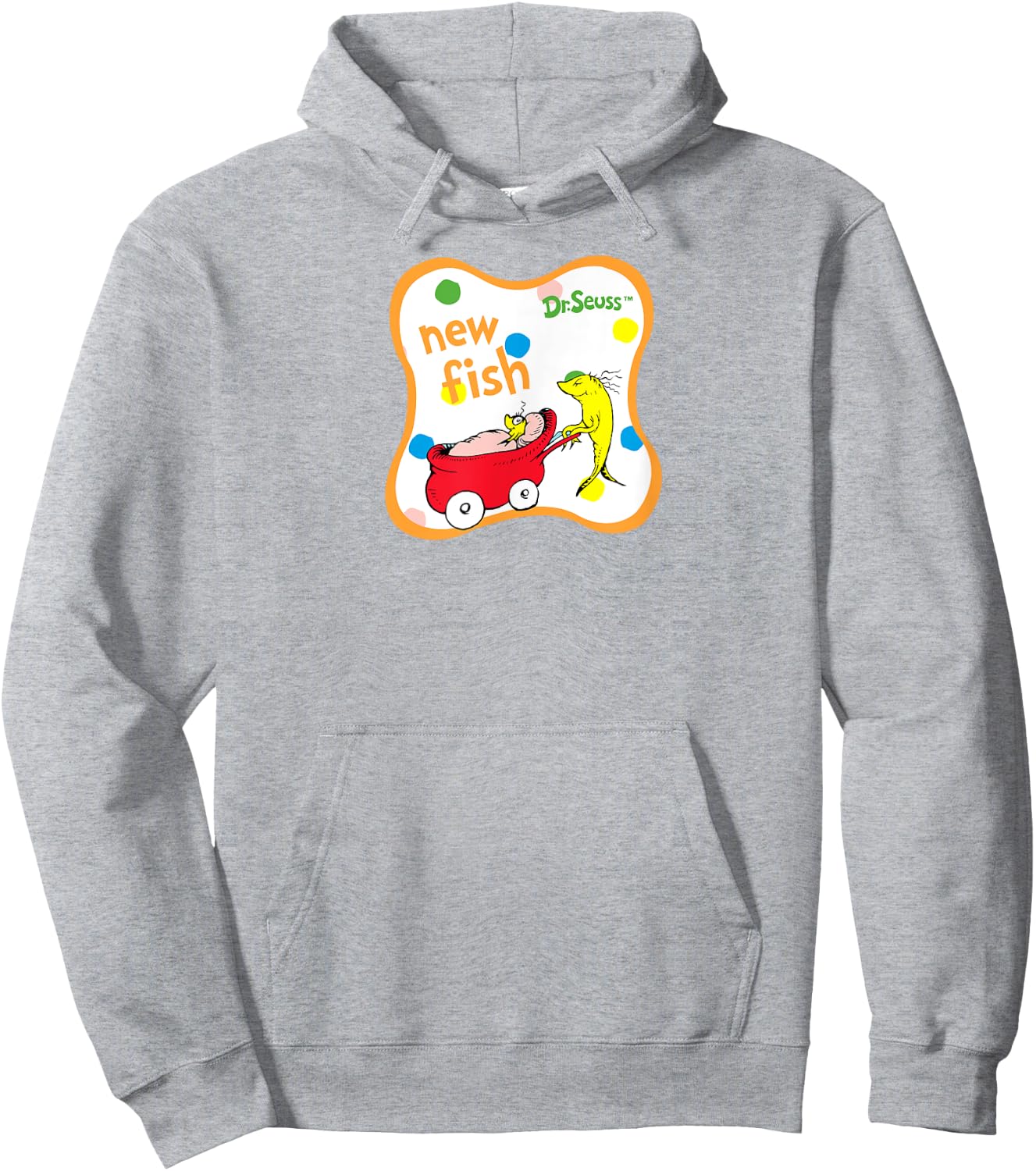 Dr. Seuss New Fish Hoodie - Hoodie | Ash