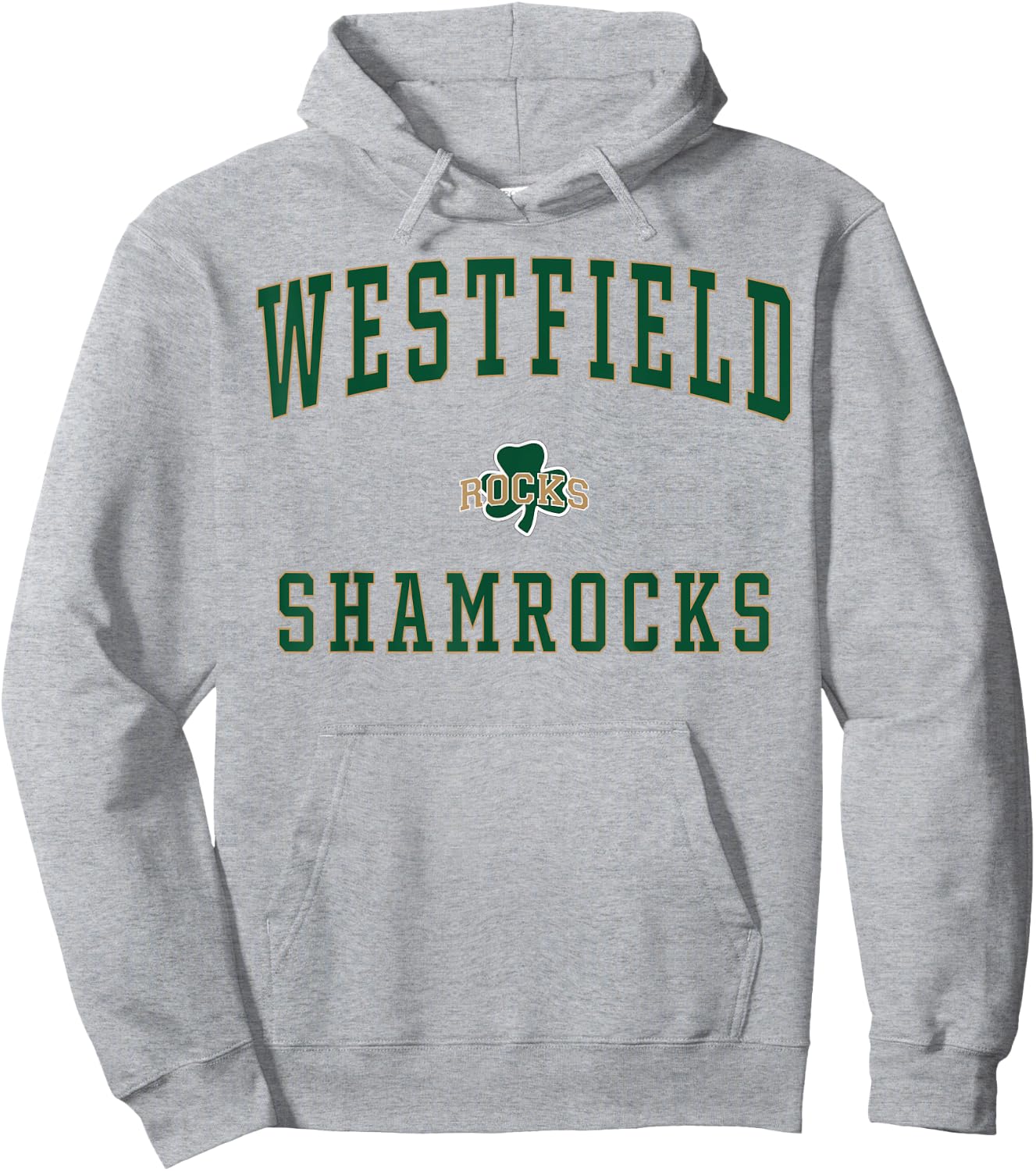 Westfield High School Shamrocks Hoodie - Hoodie | Ash