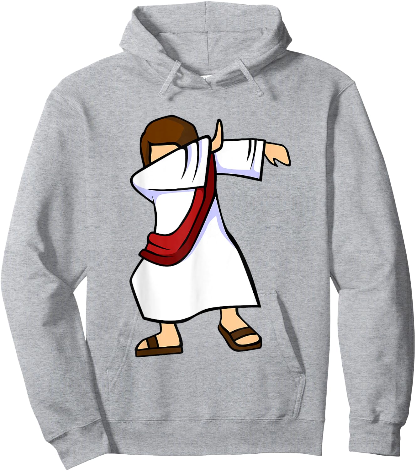 Dabbing Jesus Funny Christian Jesus Dab Dance Hoodie - Hoodie | Ash