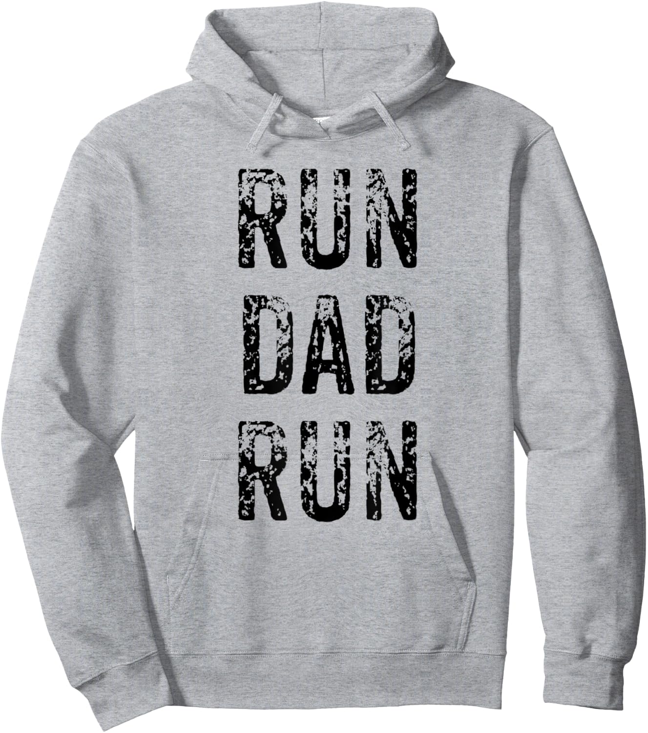 Funny Run Dad Marathon 5k Family Race Day Gift Hoodie - Hoodie | Ash
