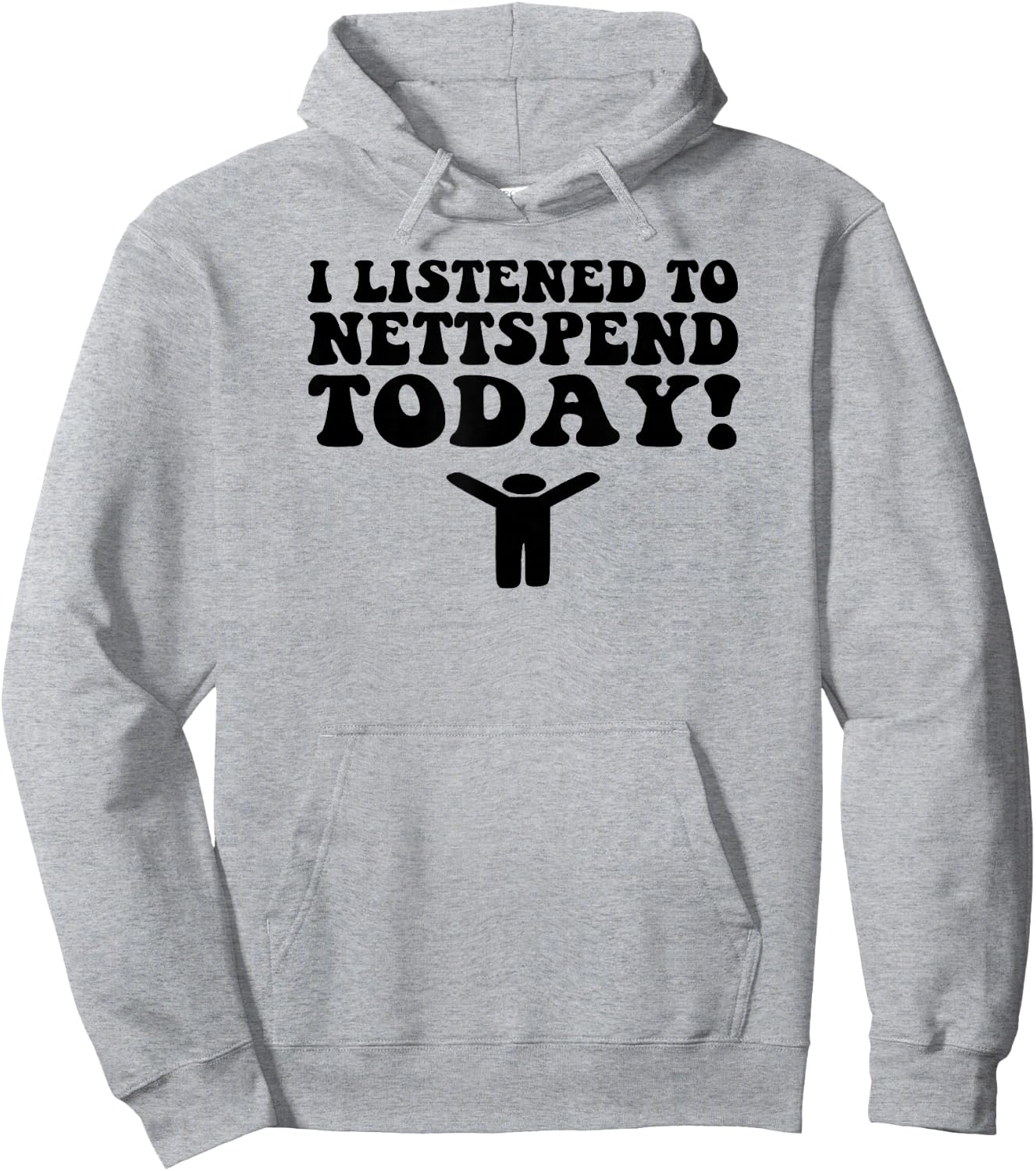 I Listened To Nettspend Today Concert Tour Music Hoodie - Hoodie | Ash