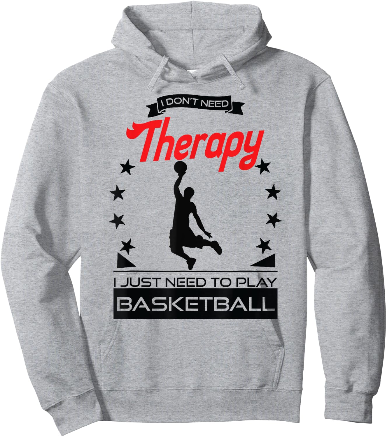 Basketball - Better Than Therapy Gift Basketball Players Hoodie - Hoodie | Ash