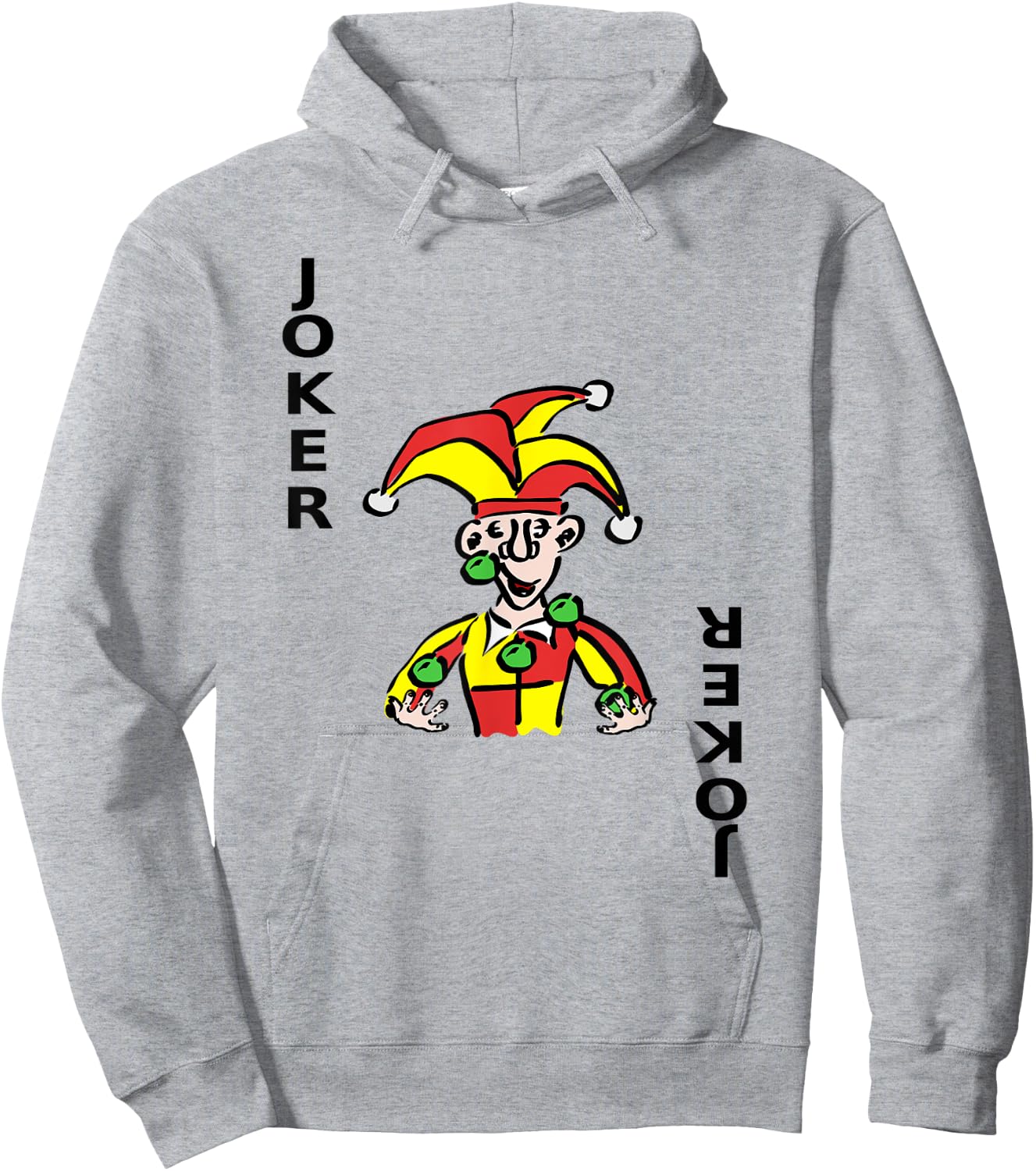 Joker Card Deck Of Cards Halloween Costume Matching Gift Hoodie - Hoodie | Ash