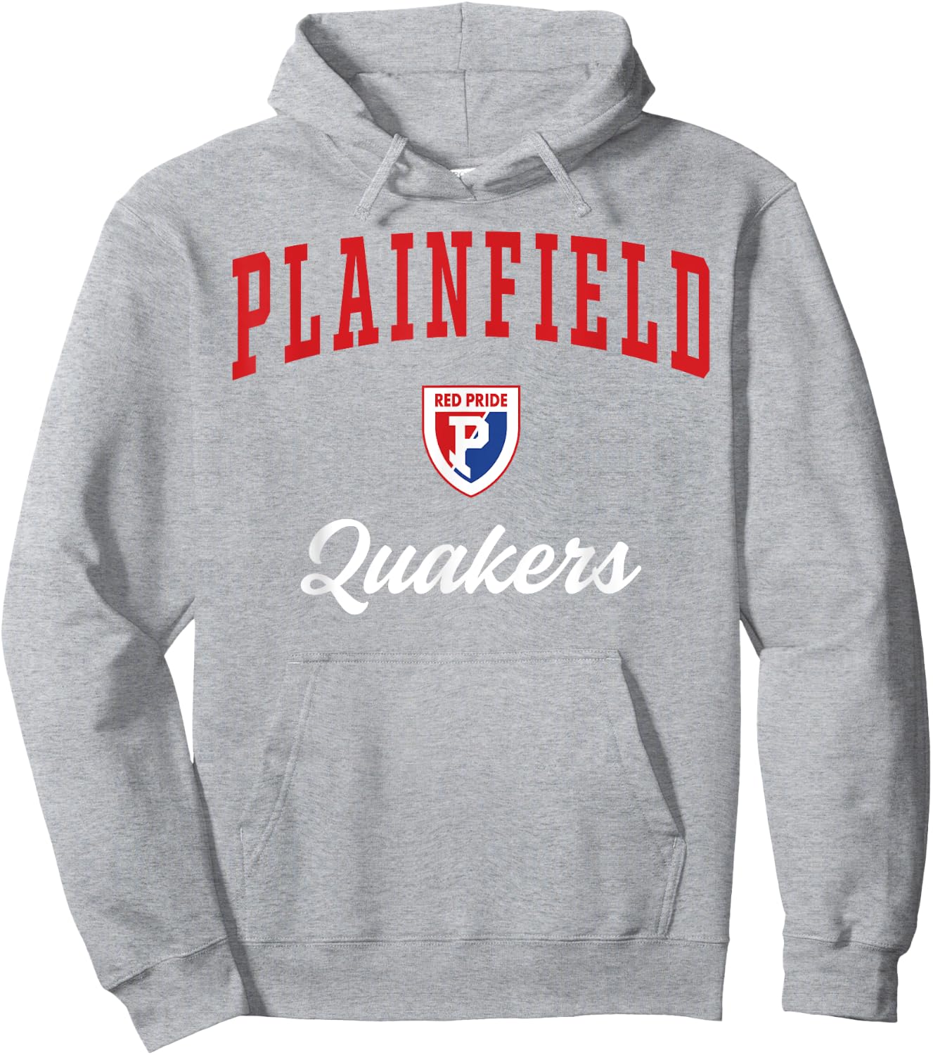 Plainfield High School Quakers Hoodie - Hoodie | Ash