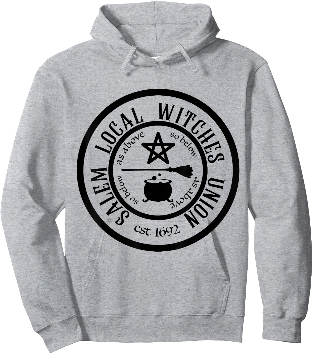 Salem Local Witches Union est 1692 Halloween Hoodie - Hoodie | Ash
