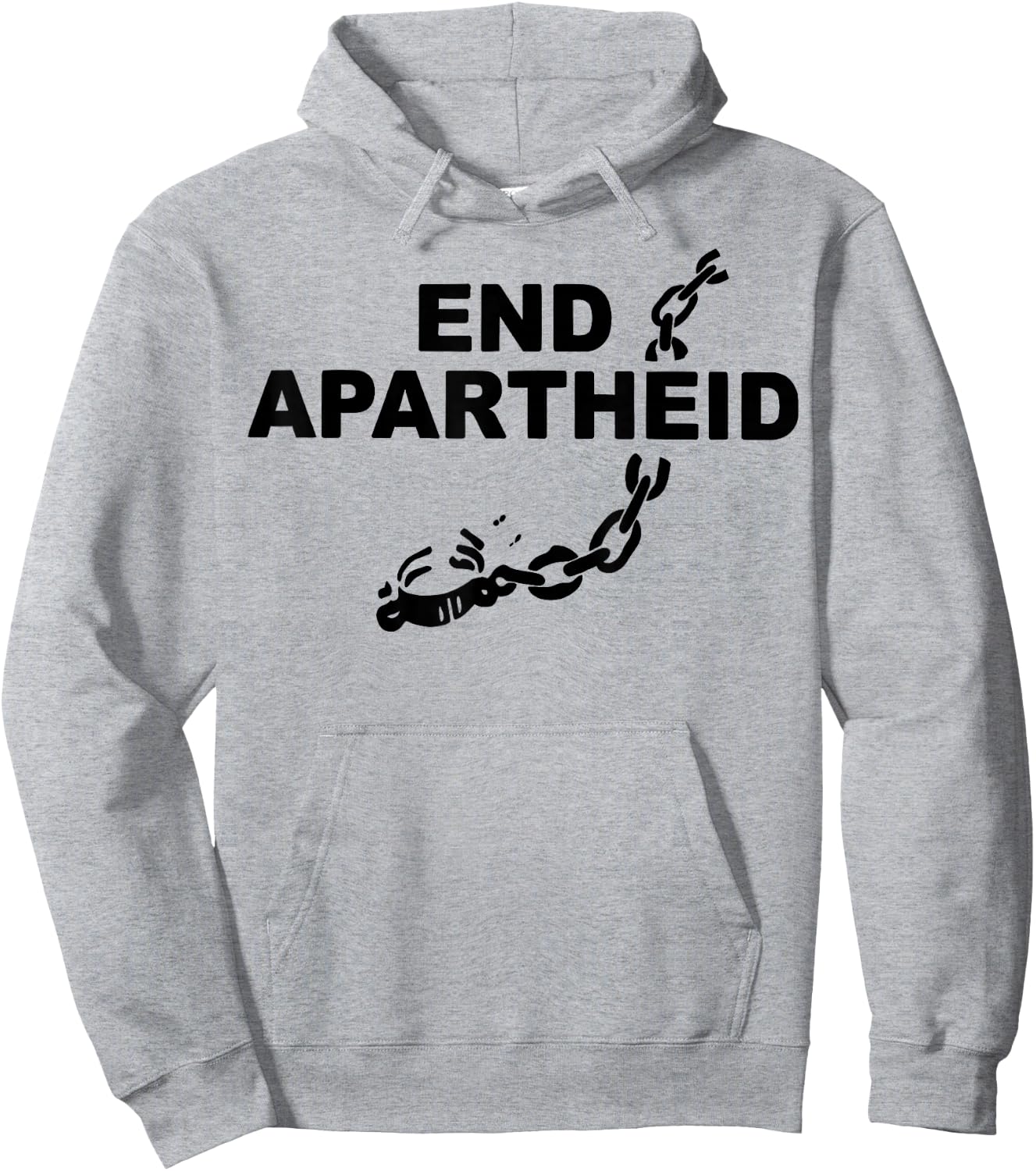 End Apartheid Shirt Stop Racism Equality Awareness Hoodie - Hoodie | Ash