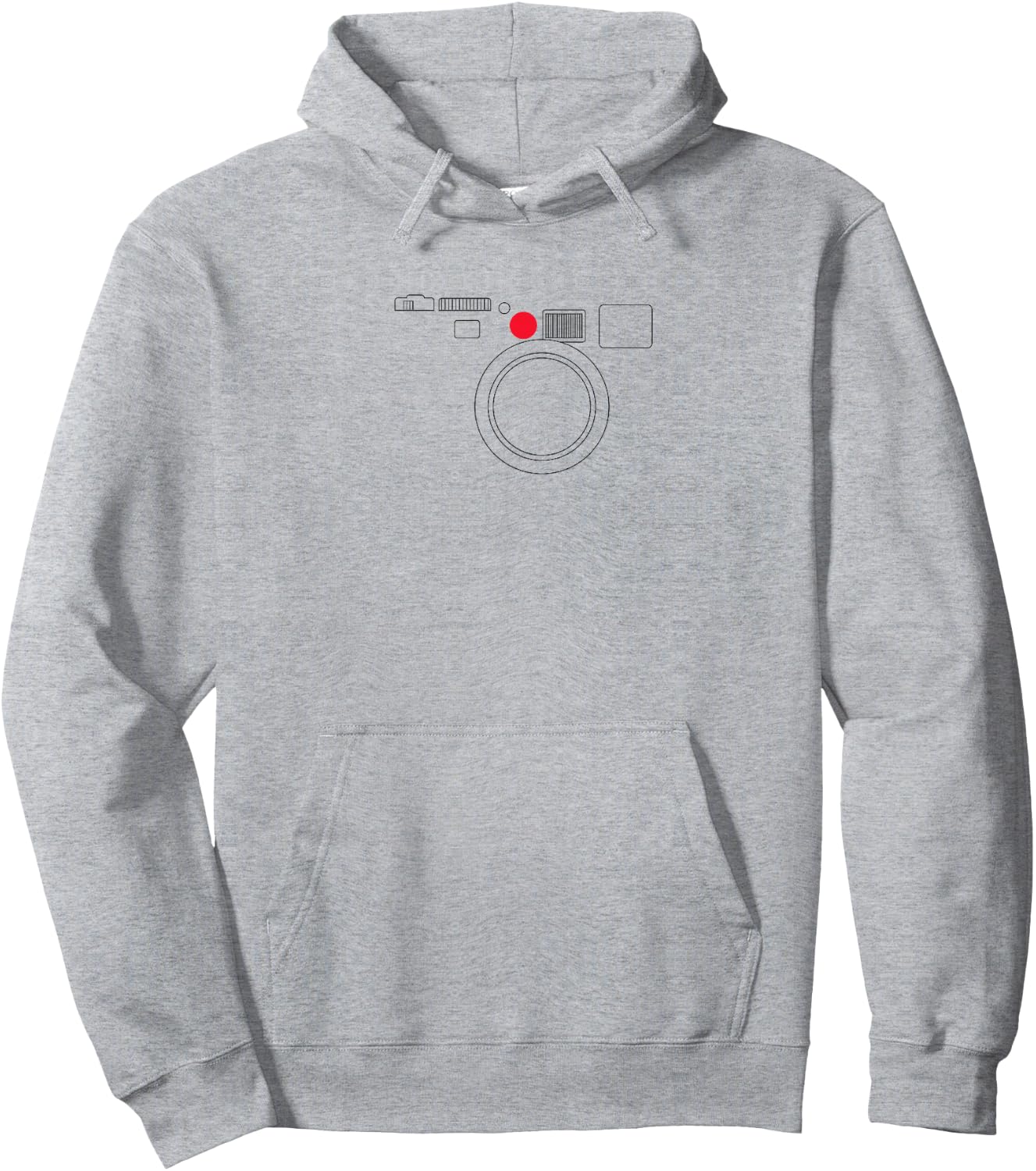 Minimalist Leica M Retro Film Hoodie - Hoodie | Ash