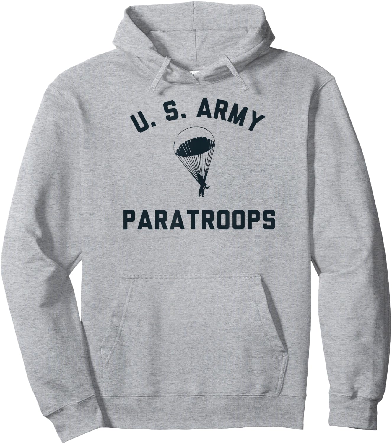 US Army Paratroops Paratrooper WW2 Vintage PT T Shirt Hoodie - Hoodie | Ash