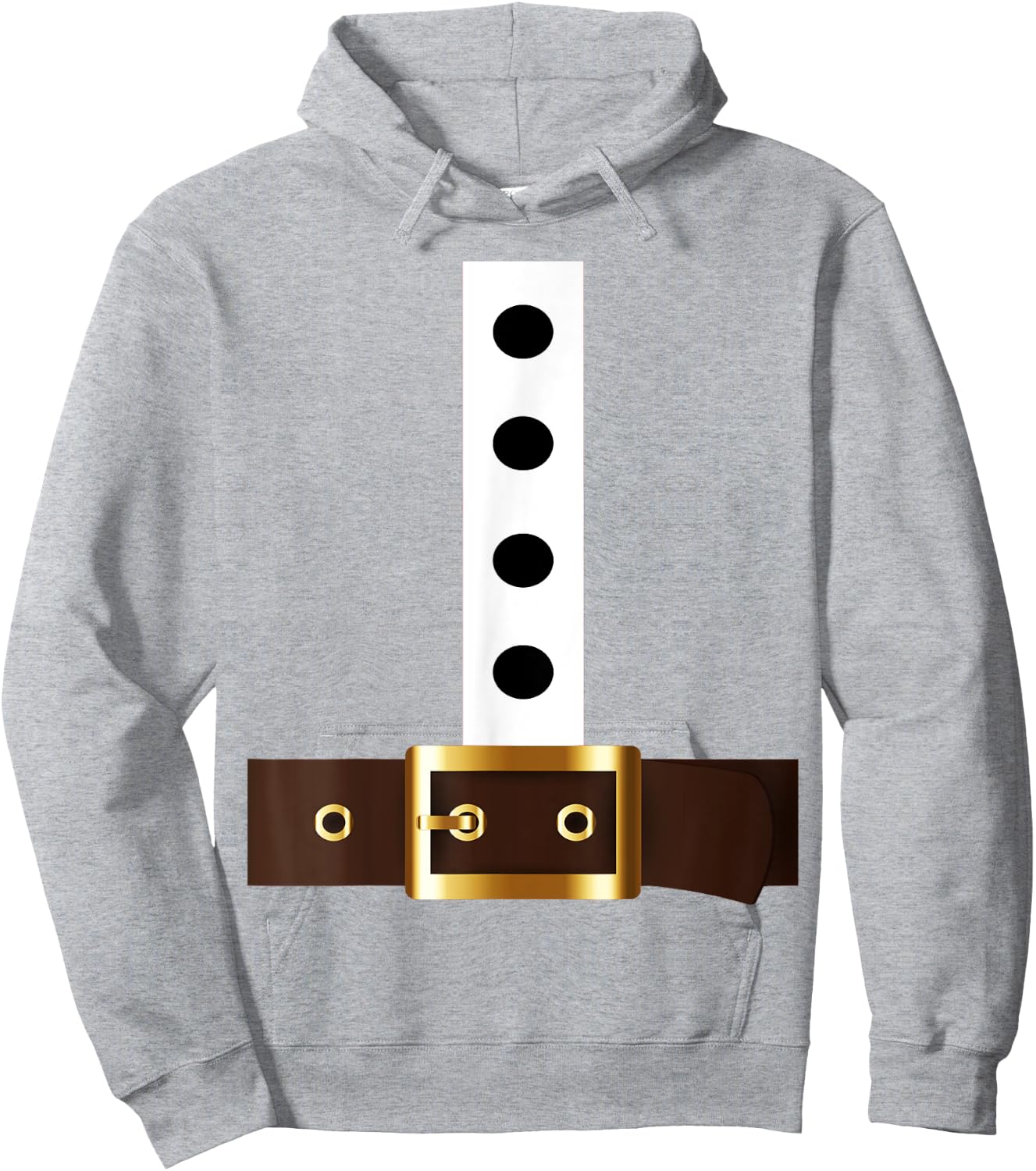 Christmas Santa - Santa Claus Costume Fun Santa Suit Hoodie - Hoodie | Ash