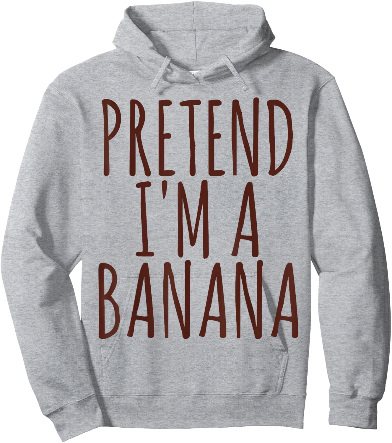 Funny Lazy Halloween Pretend I'm A Banana Gift Small Hoodie - Hoodie | Ash