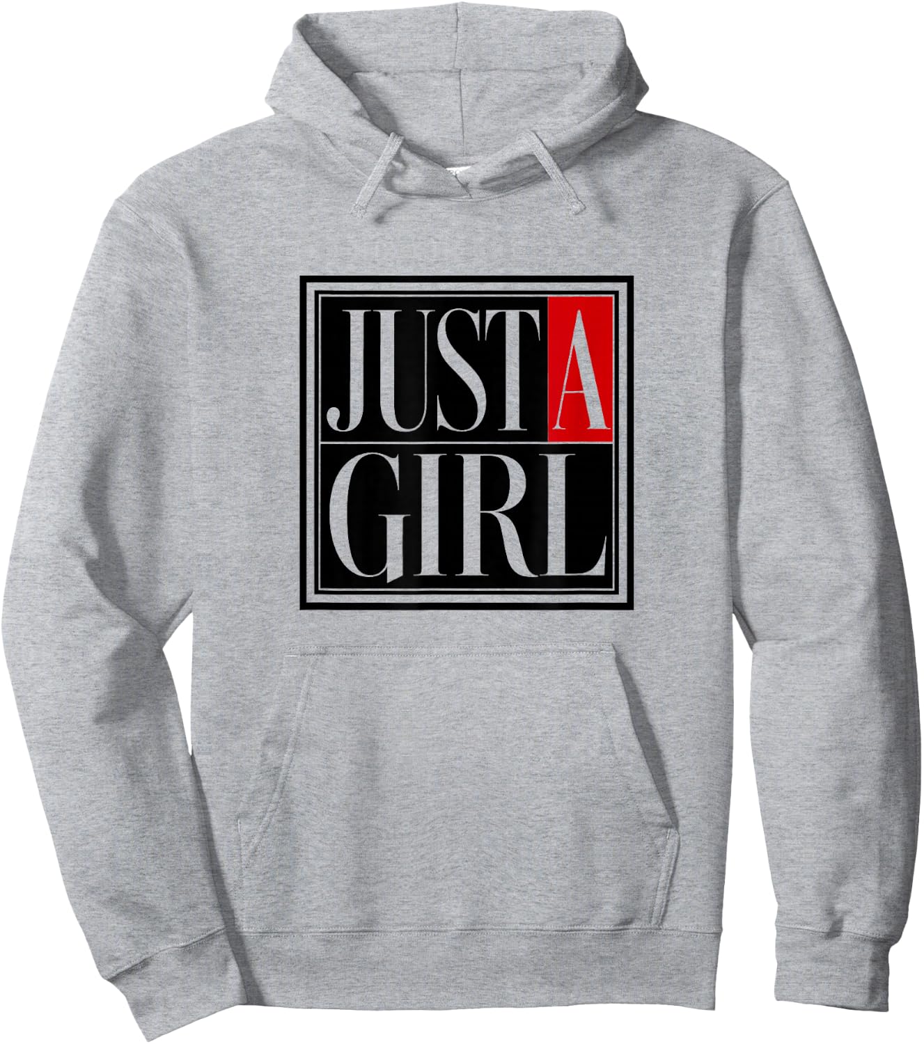 Just a Girl Shirt Kids Just a Girl Hoodie - Hoodie | Ash