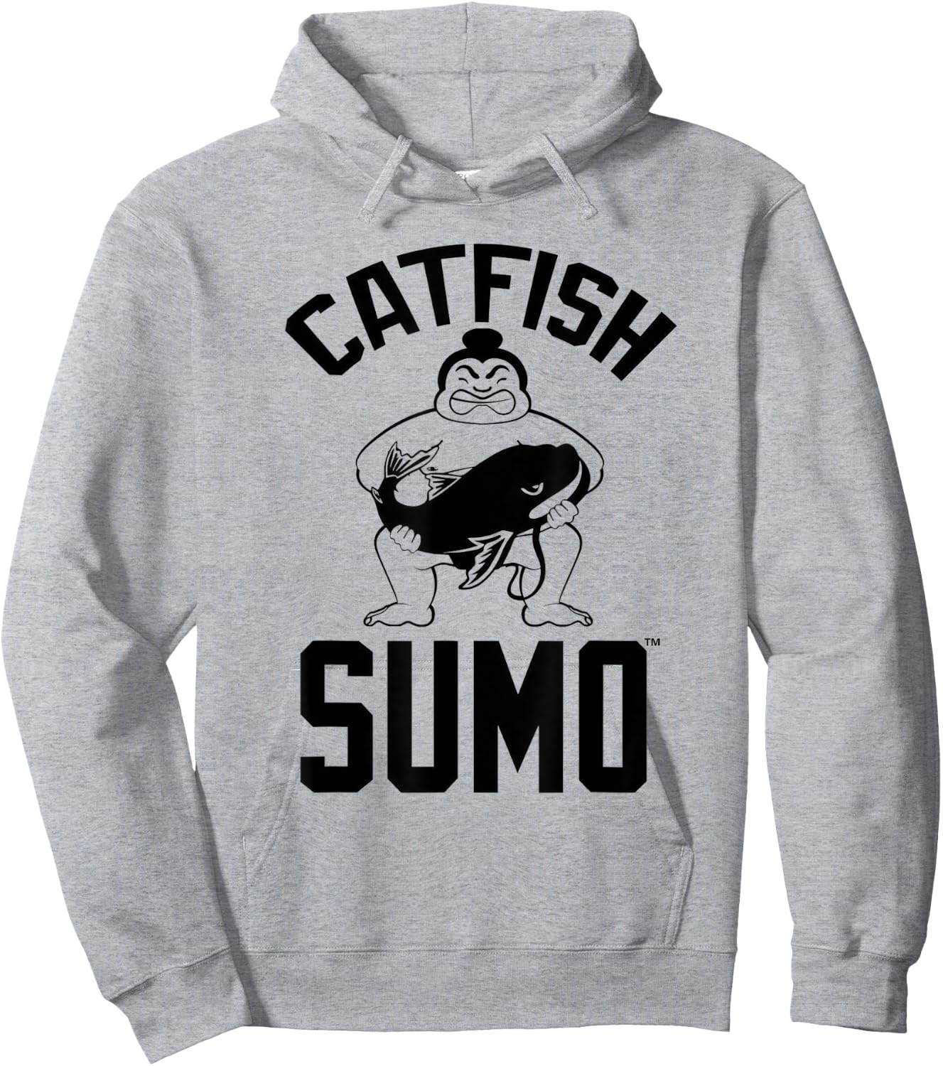 Lucky Catfishing Shirt by Catfish Sumo Hoodie - Hoodie | Ash