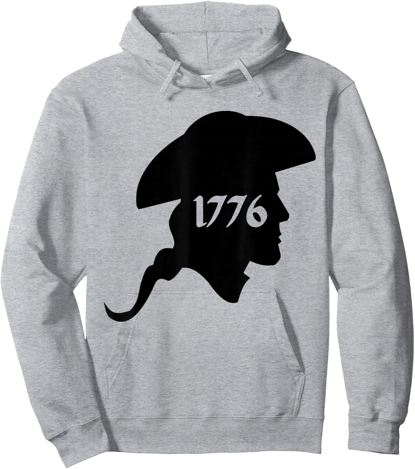 US Revolutionary War Soldier 1776 Patriot Hoodie - Hoodie | Ash