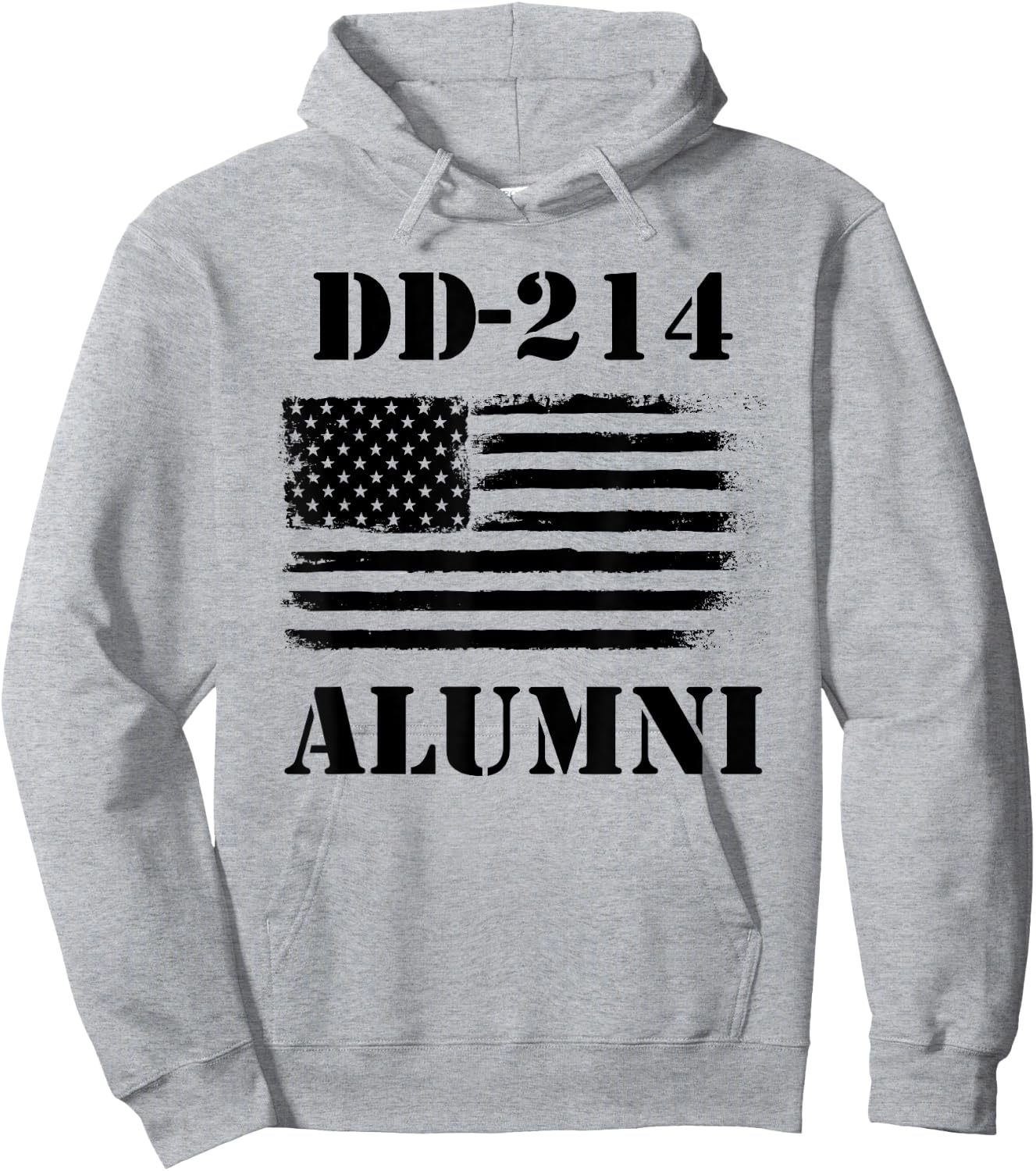 DD 214 Alumni - Veteran Gift Retired American Soldier Hoodie - Hoodie | Ash