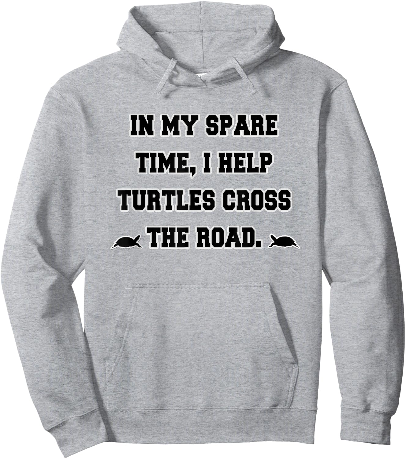 I Brake For Turtles, Turtle Lover Hoodie - Hoodie | Ash