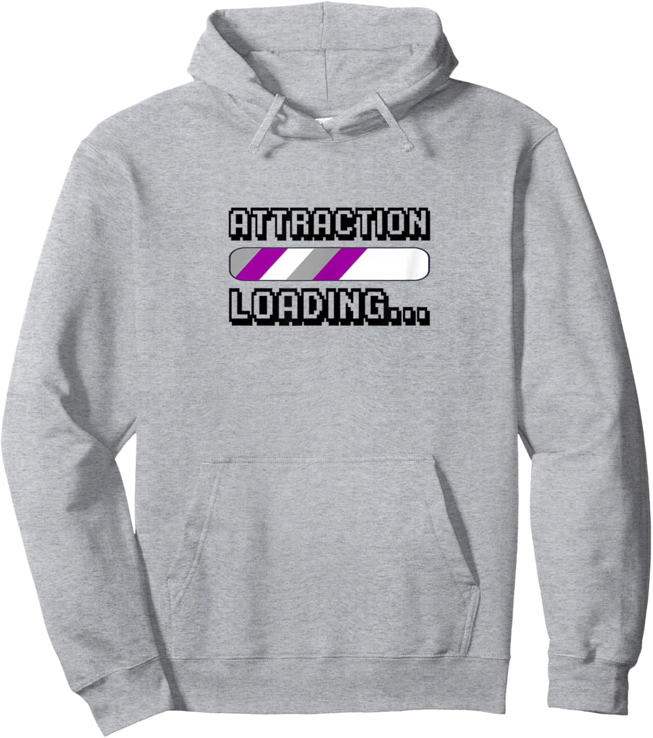 Attraction Loading Demisexual Funny Hoodie - Hoodie | Ash